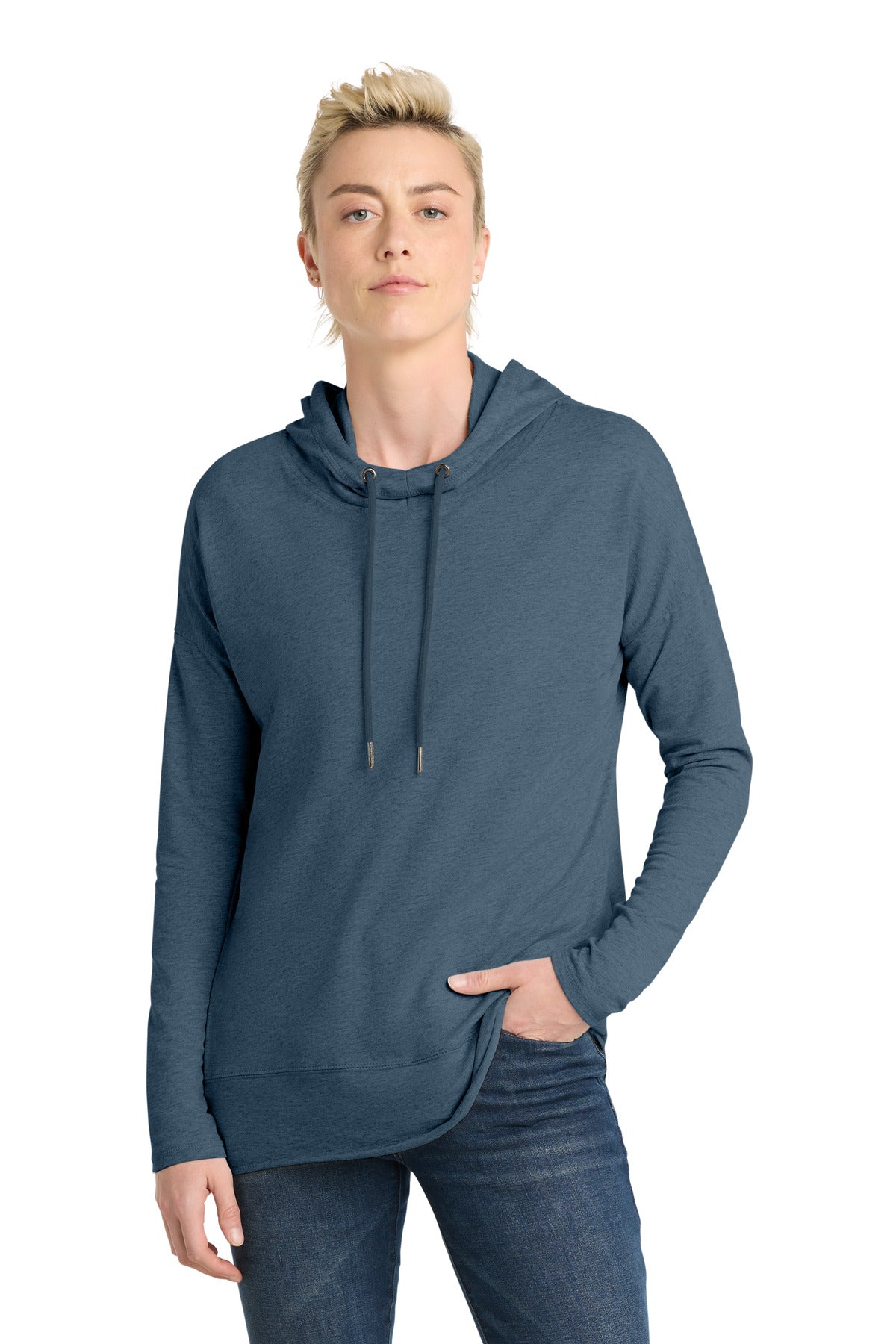District DT671 Women's Featherweight French Terry Hoodie