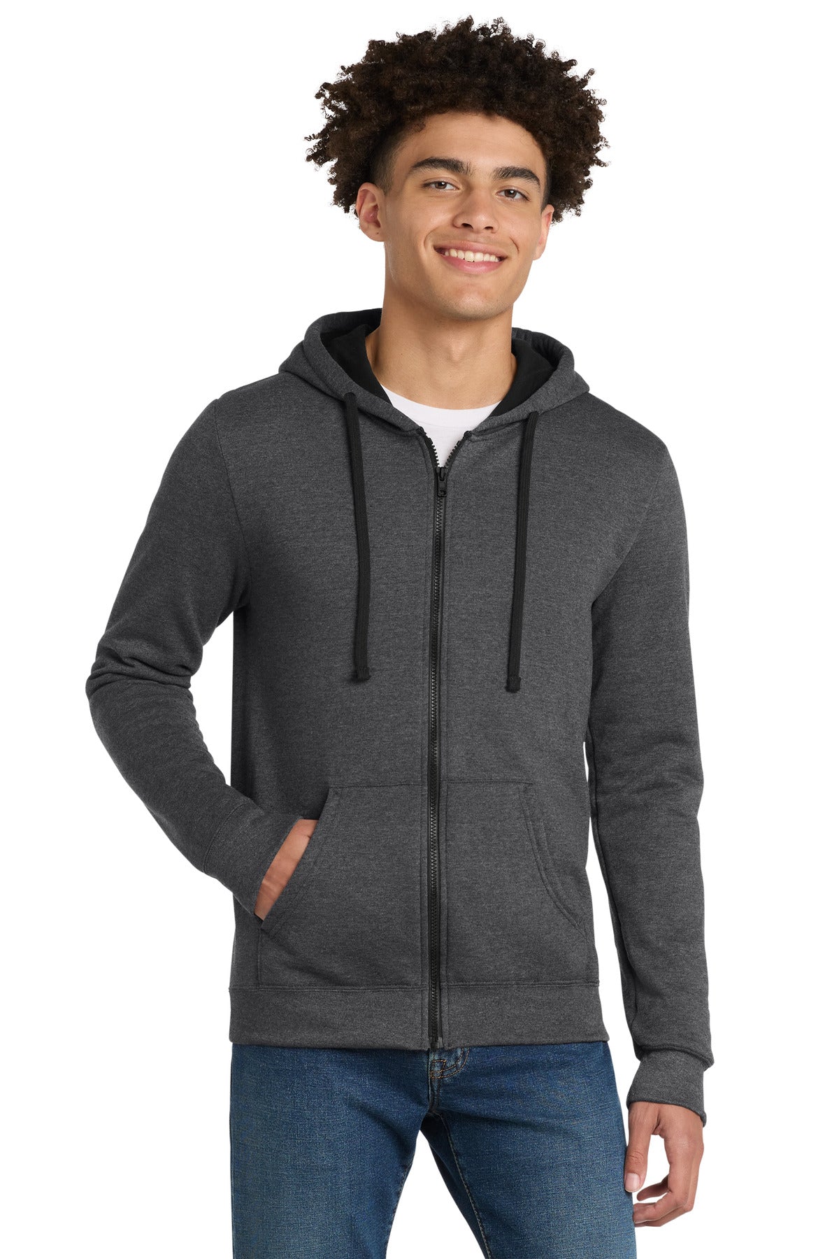 District DT800 The Concert Fleece Full-Zip Hoodie