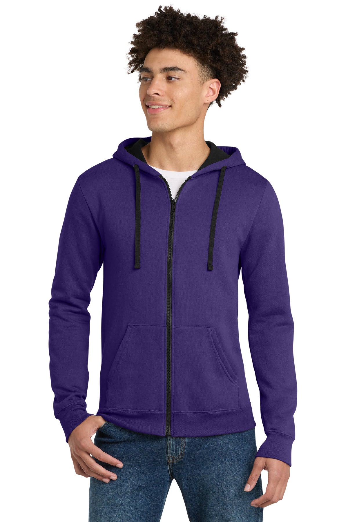 District DT800 The Concert Fleece Full-Zip Hoodie