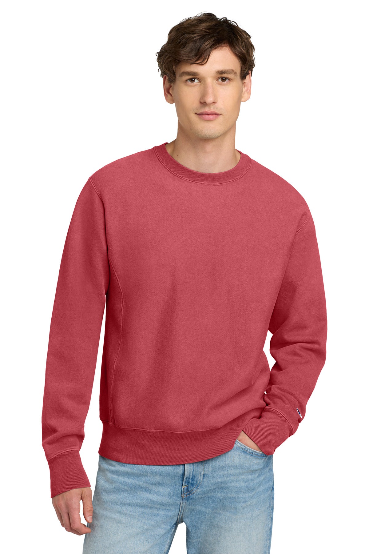 Champion GDS149 Reverse Weave Garment-Dyed Crewneck Sweatshirt