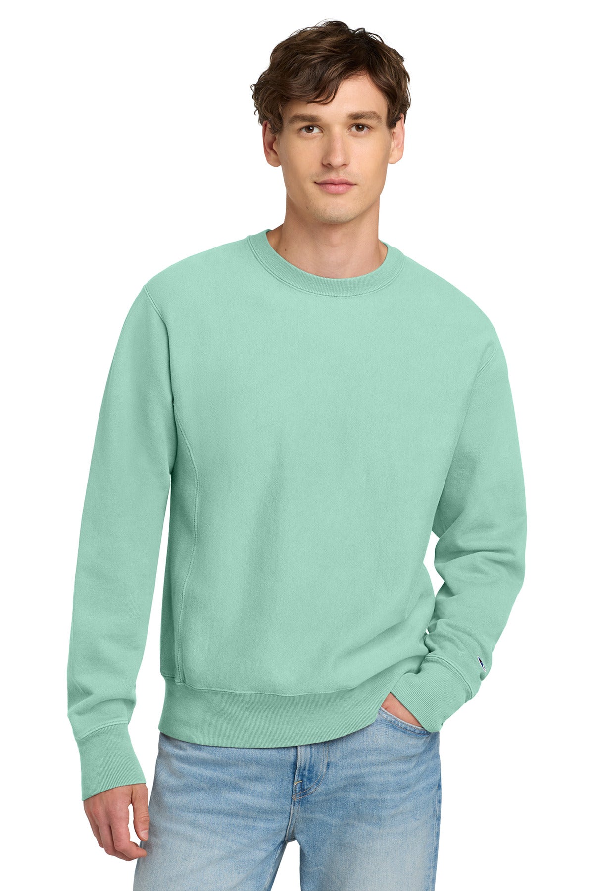 Champion GDS149 Reverse Weave Garment-Dyed Crewneck Sweatshirt
