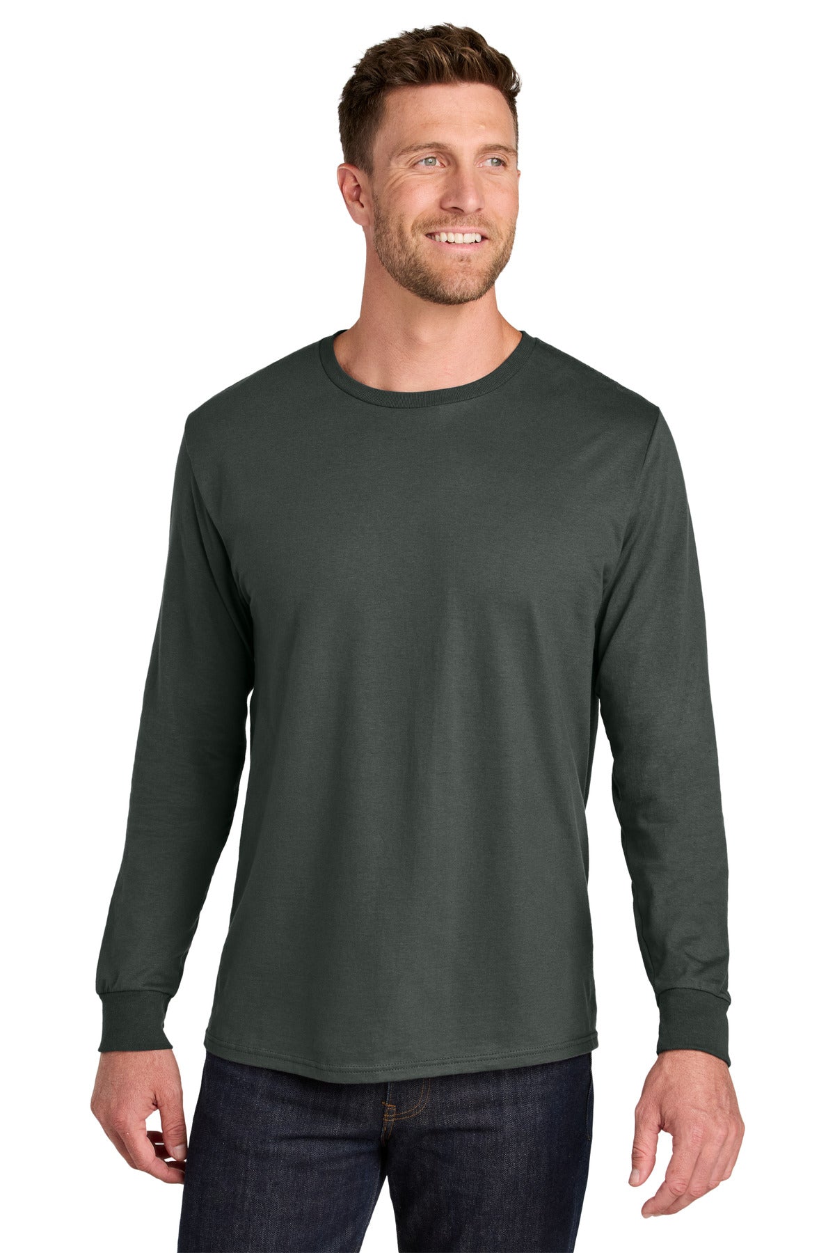 Jerzees Ultimate IC46L Unisex Ring Spun Long Sleeve T-Shirt