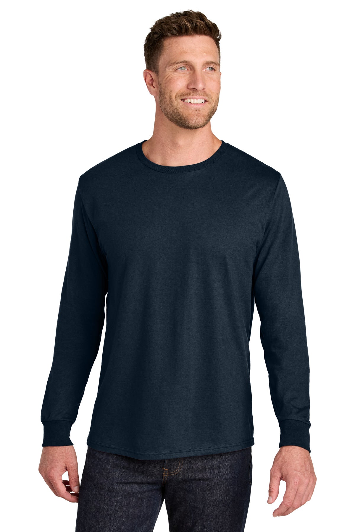 Jerzees Ultimate IC46L Unisex Ring Spun Long Sleeve T-Shirt