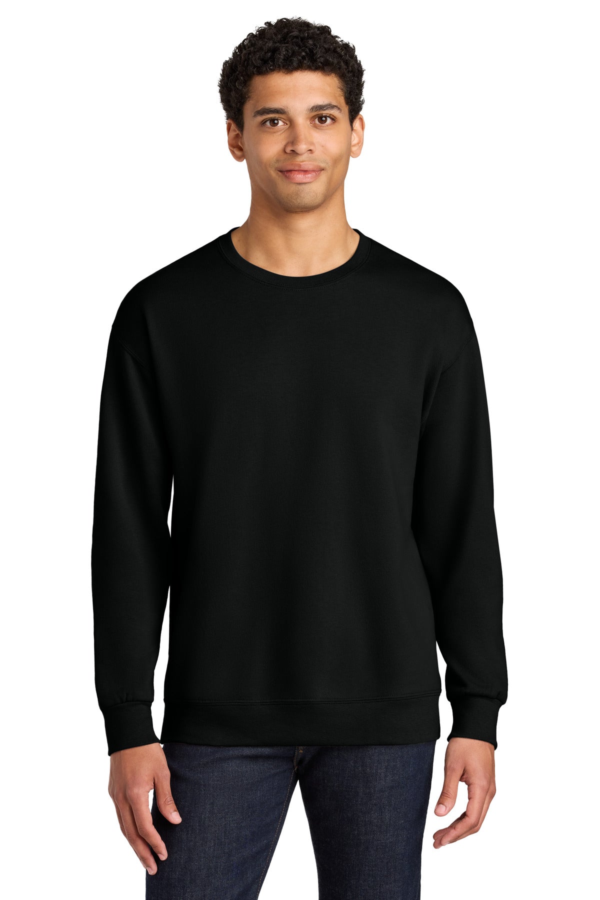Unisex CVC Ring Spun Crewneck Sweatshirt - 7.6 oz | Jerzees Ultimate IC48M