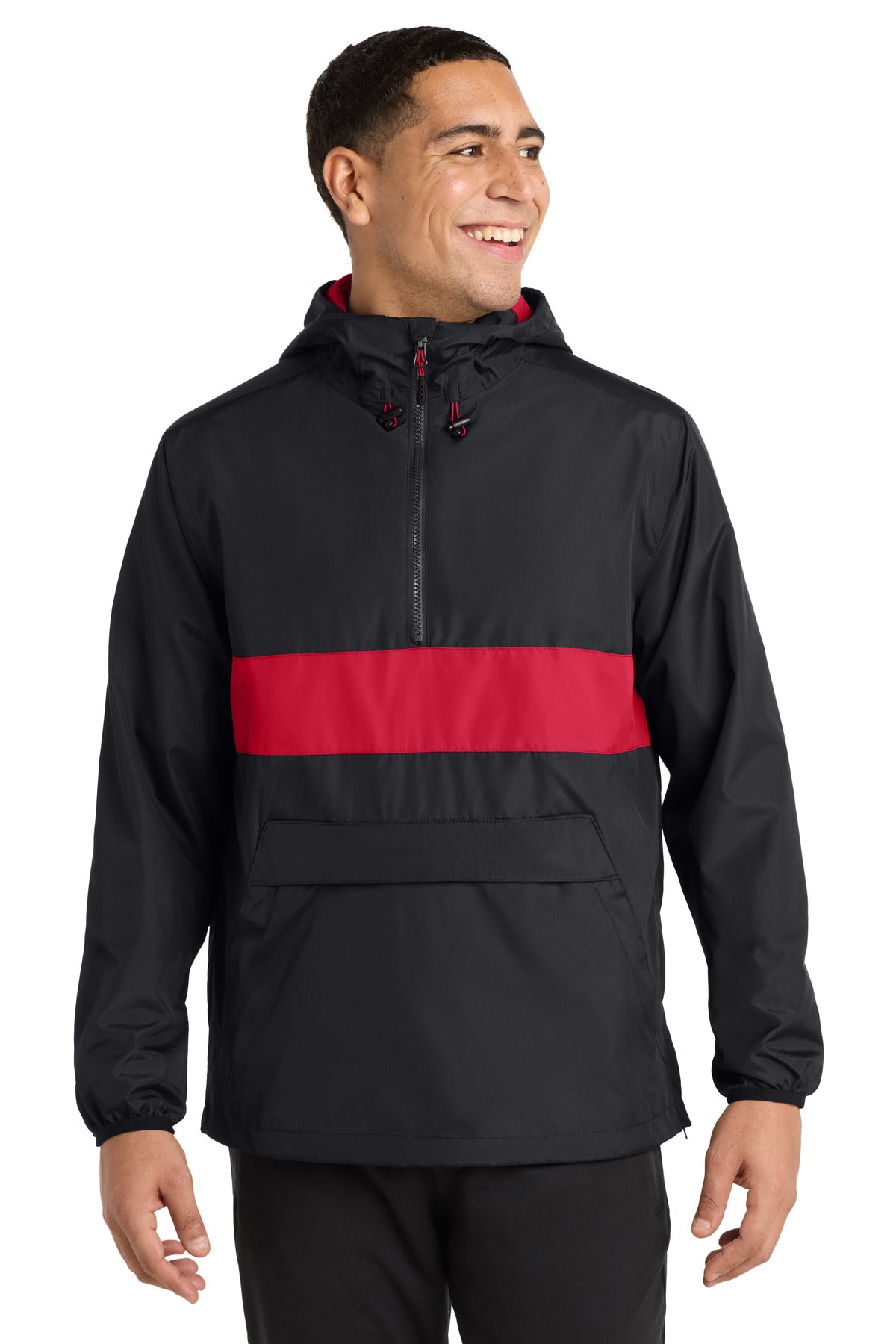 Zipped Pocket Anorak | Sport-Tek JST65