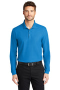 Port Authority K100LS Long Sleeve Core Classic Pique Polo