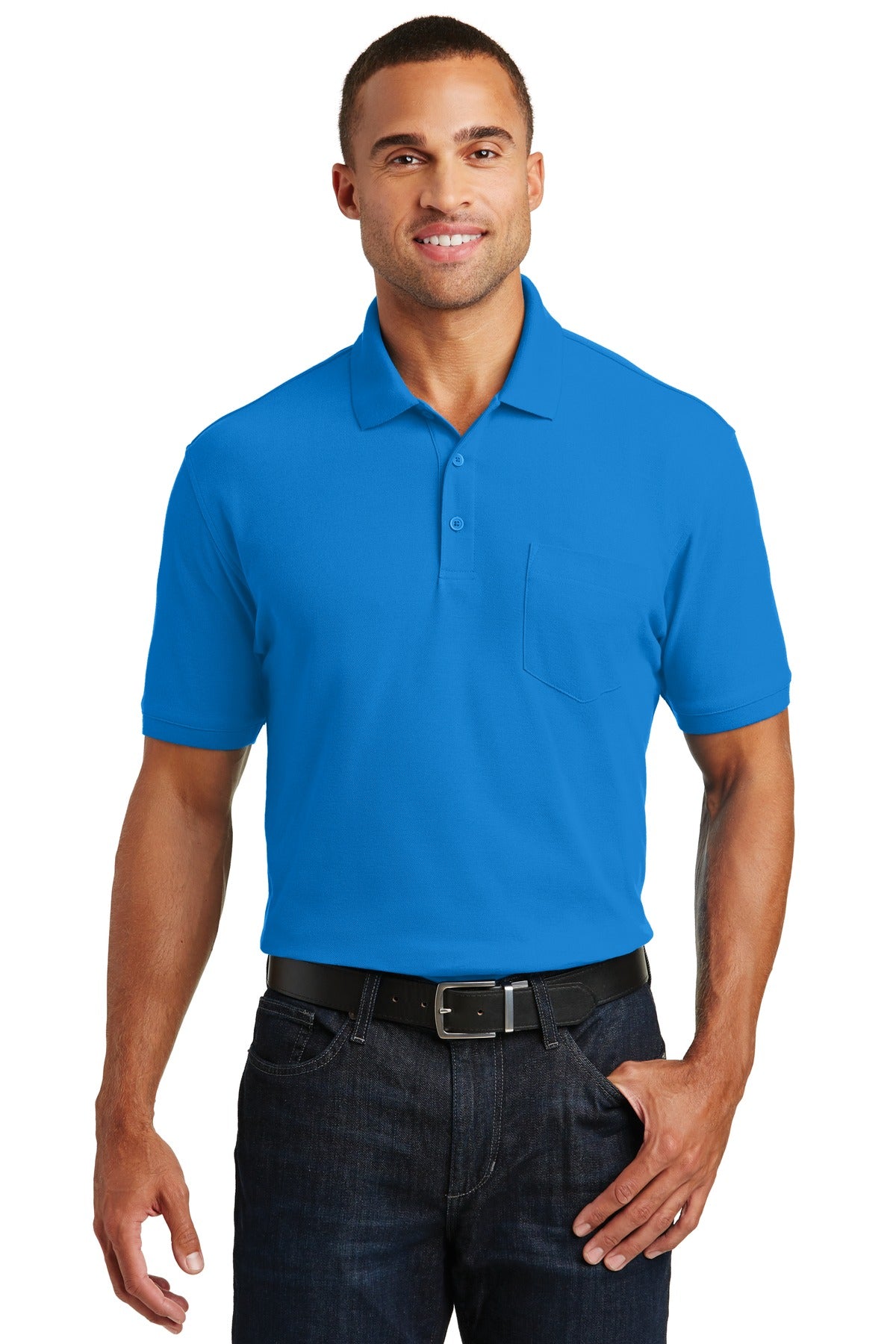 Port Authority K100P Core Classic Pique Pocket Polo