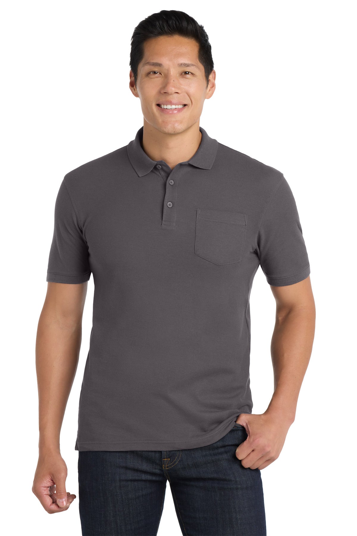 Port Authority K100P Core Classic Pique Pocket Polo
