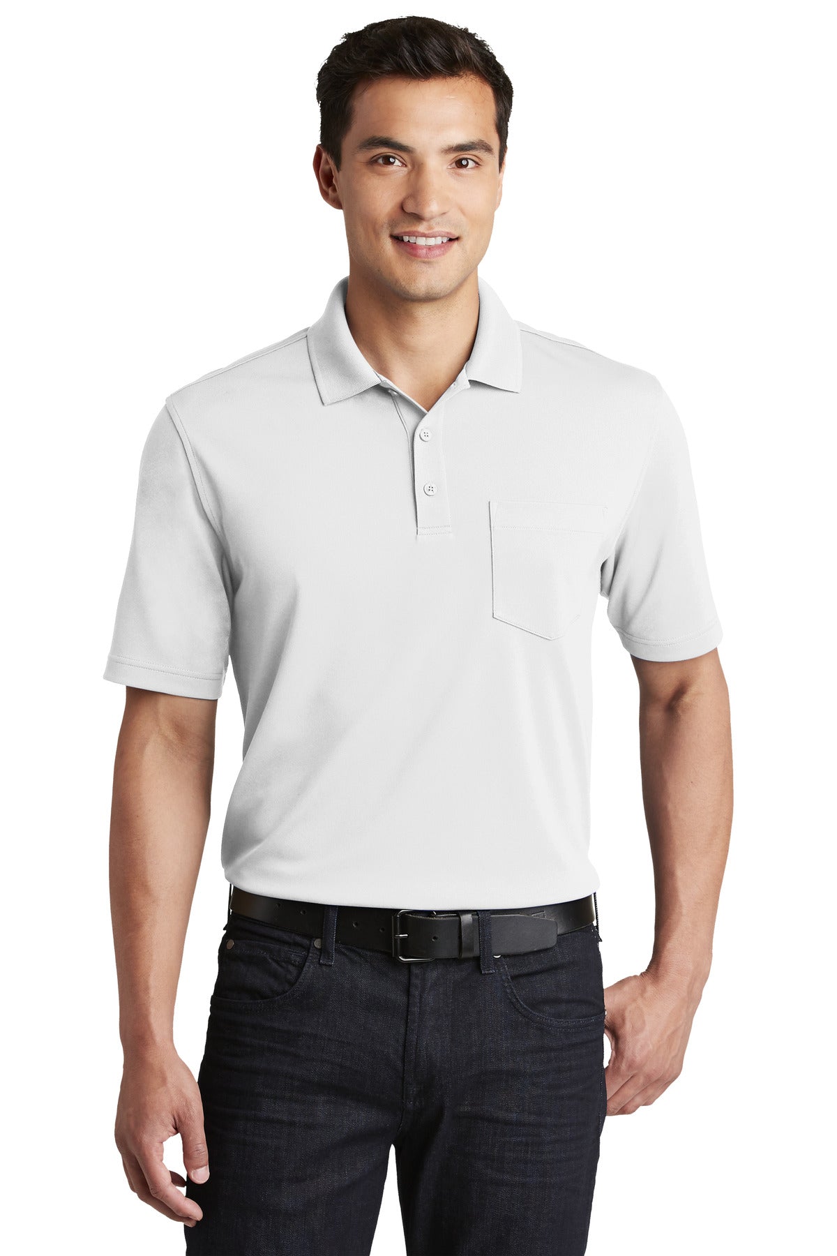Port Authority K110P Dry Zone UV Micro-Mesh Pocket Polo