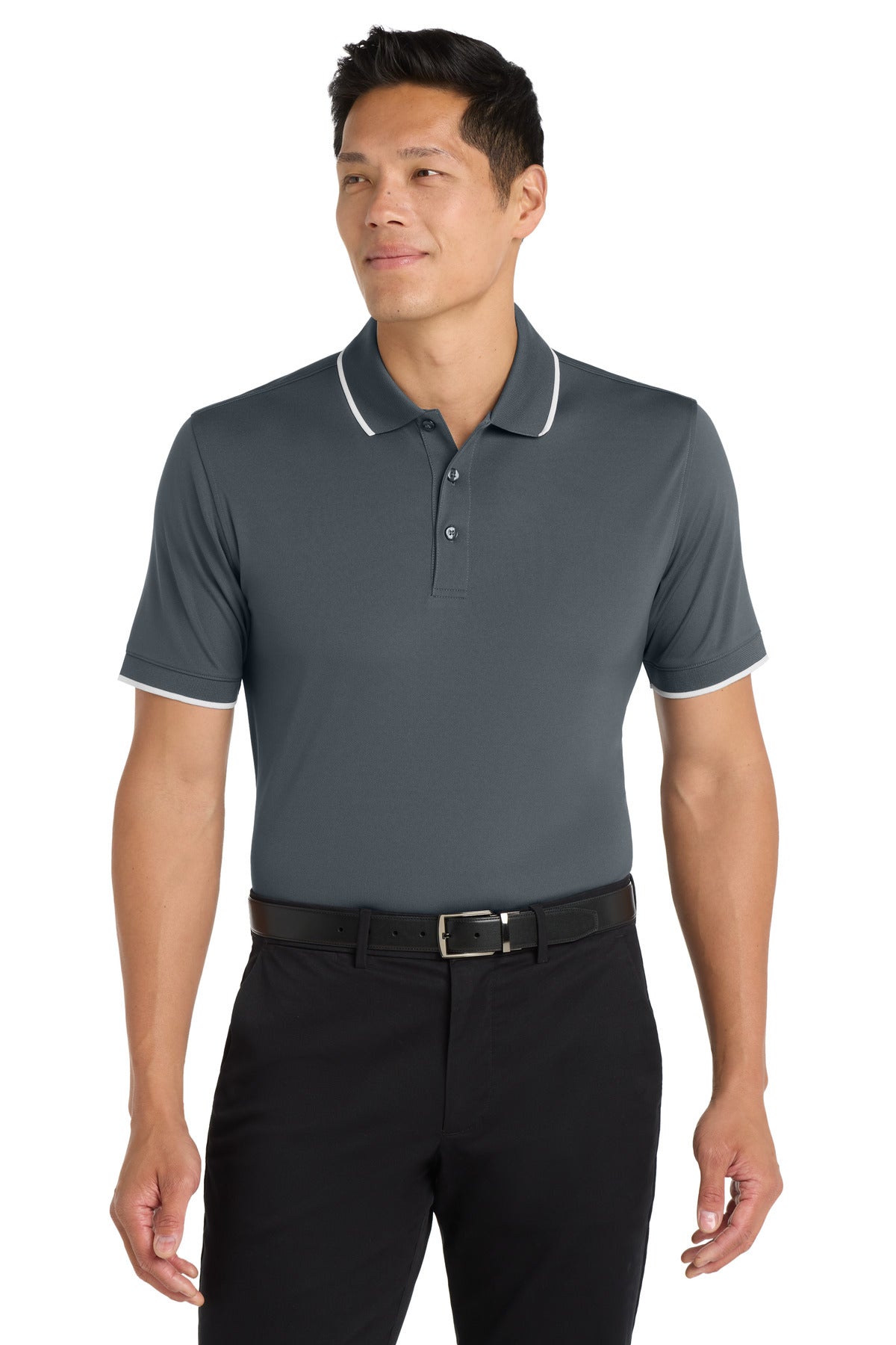 Port Authority K111 Dry Zone UV Micro-Mesh Tipped Polo