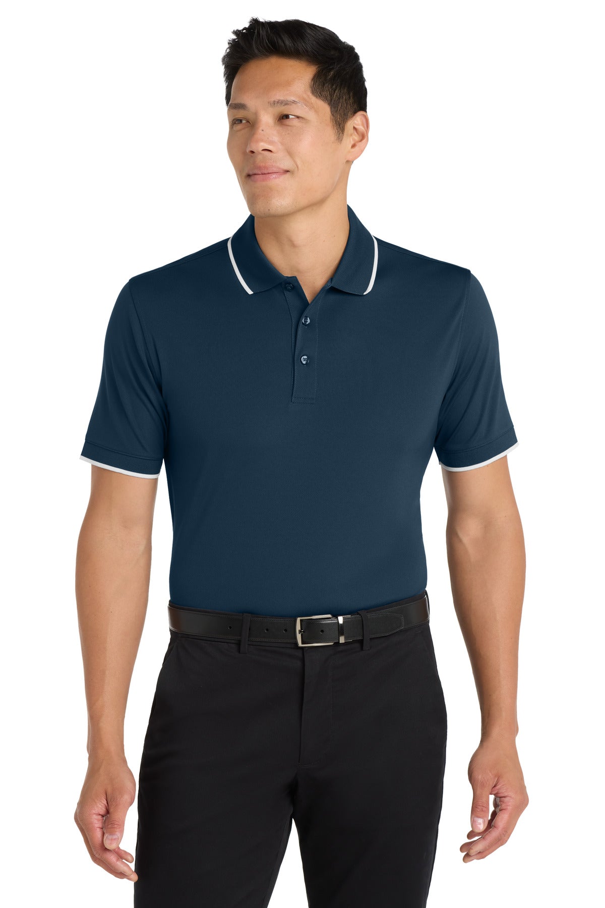 Port Authority K111 Dry Zone UV Micro-Mesh Tipped Polo