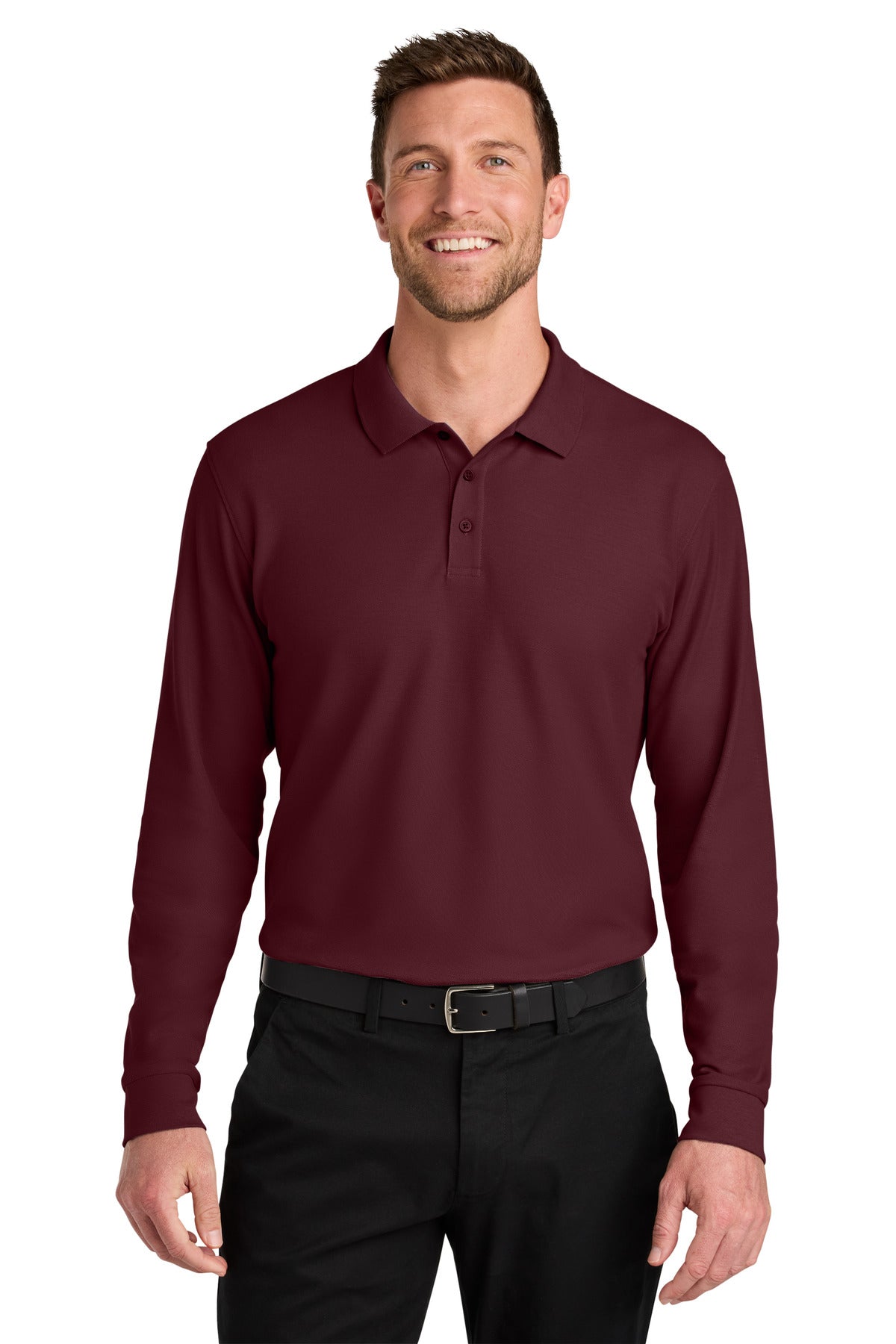 Wearever Signature Pique Long Sleeve Polo - 5 oz | Port Authority K200LS