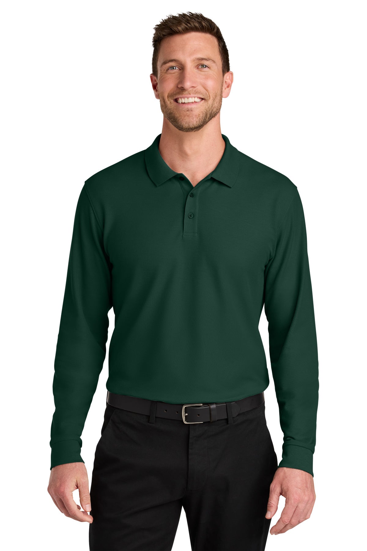 Wearever Signature Pique Long Sleeve Polo - 5 oz | Port Authority K200LS