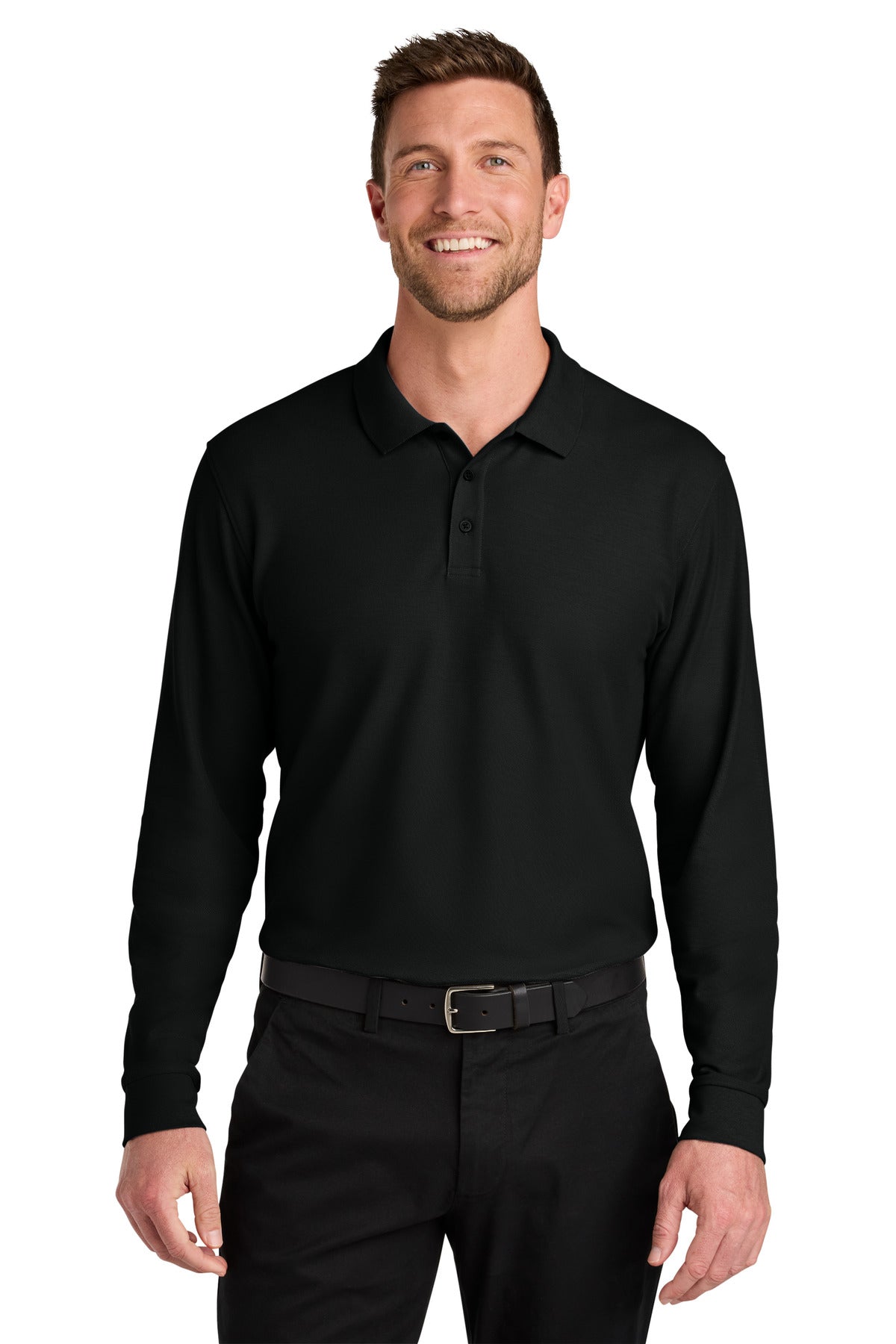 Wearever Signature Pique Long Sleeve Polo - 5 oz | Port Authority K200LS