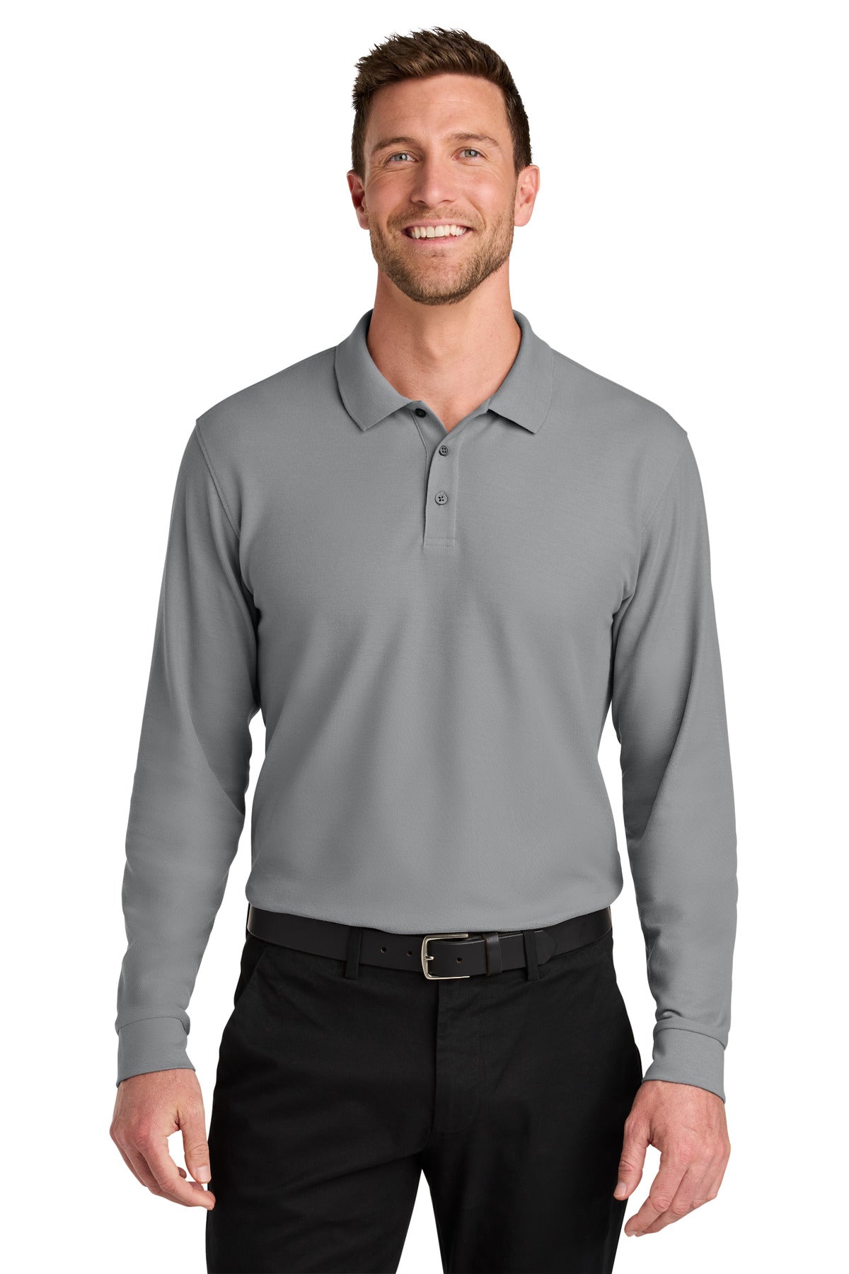 Wearever Signature Pique Long Sleeve Polo - 5 oz | Port Authority K200LS