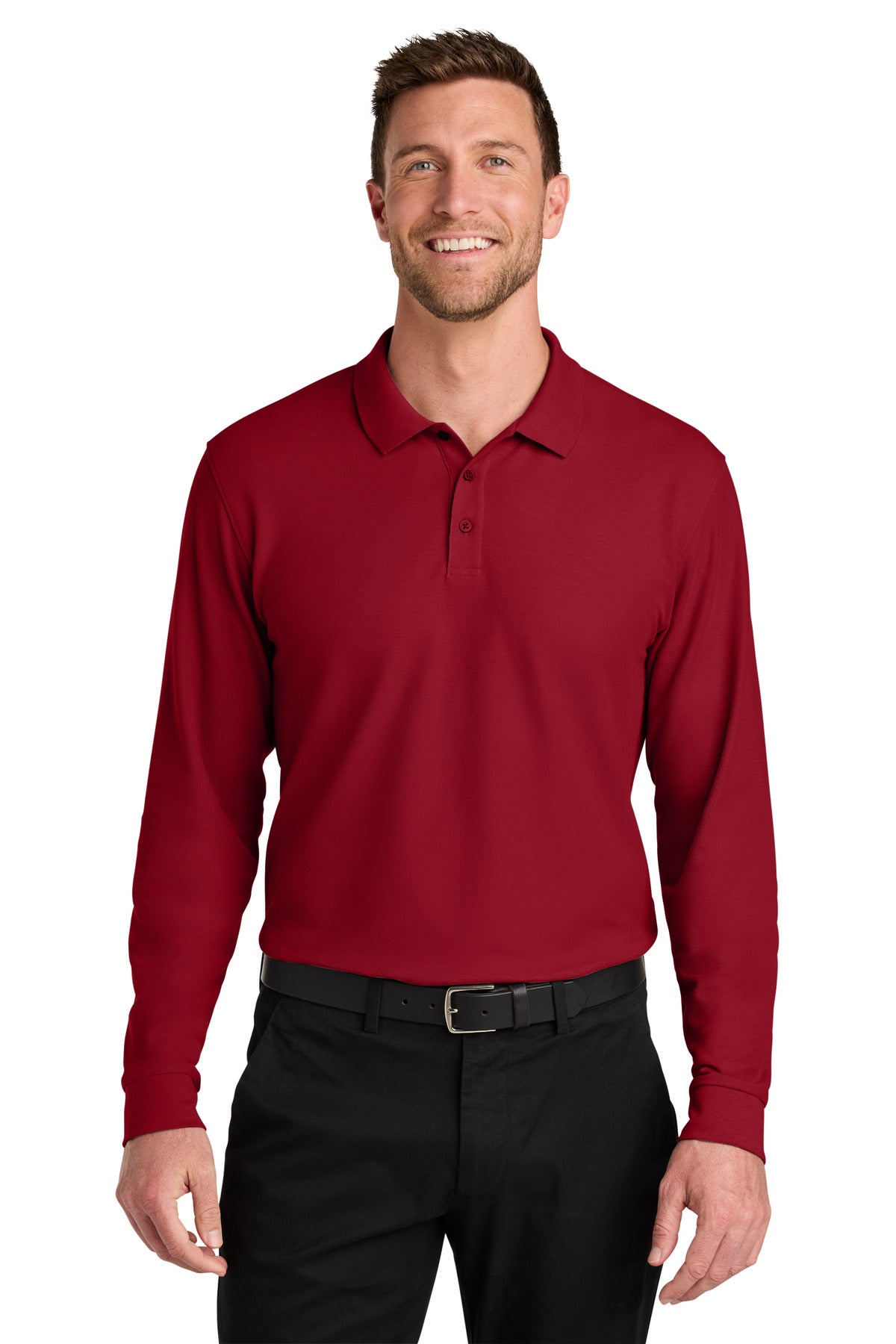 Wearever Signature Pique Long Sleeve Polo - 5 oz | Port Authority K200LS