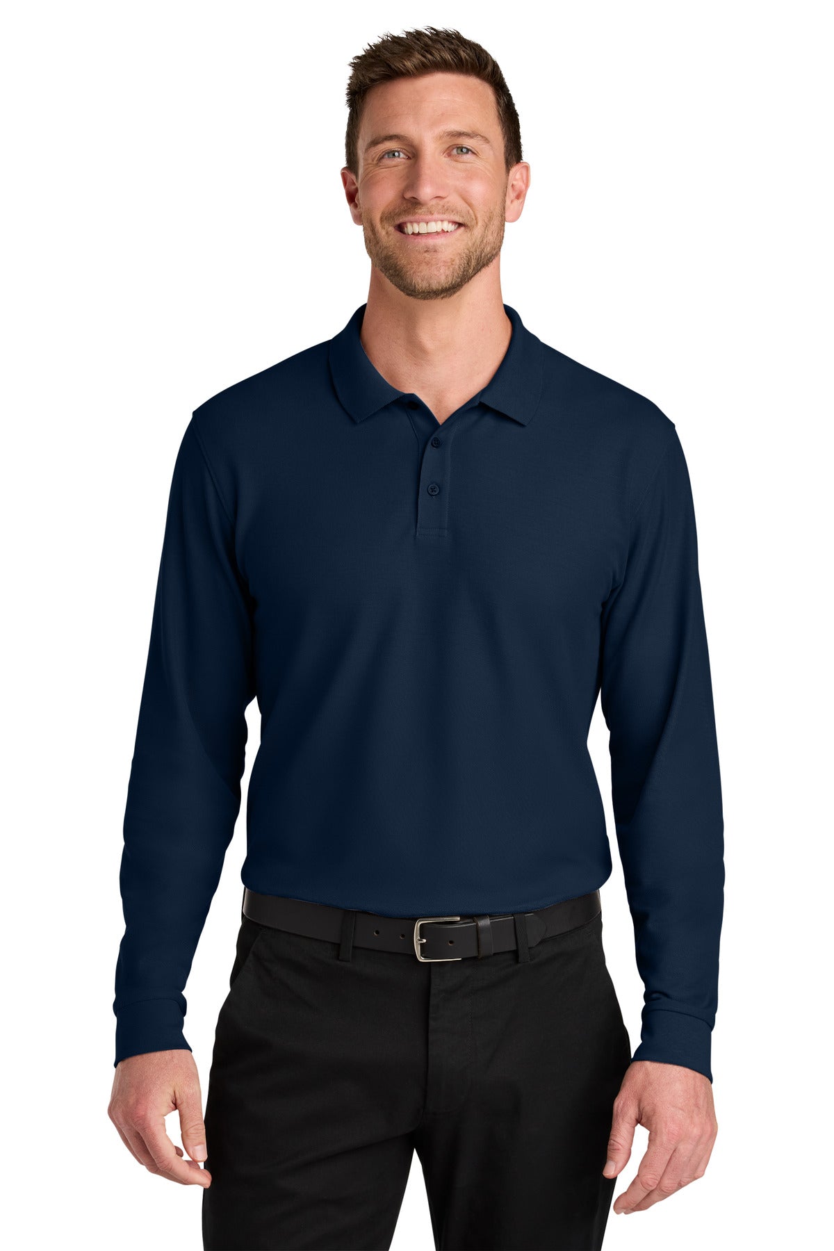 Wearever Signature Pique Long Sleeve Polo - 5 oz | Port Authority K200LS