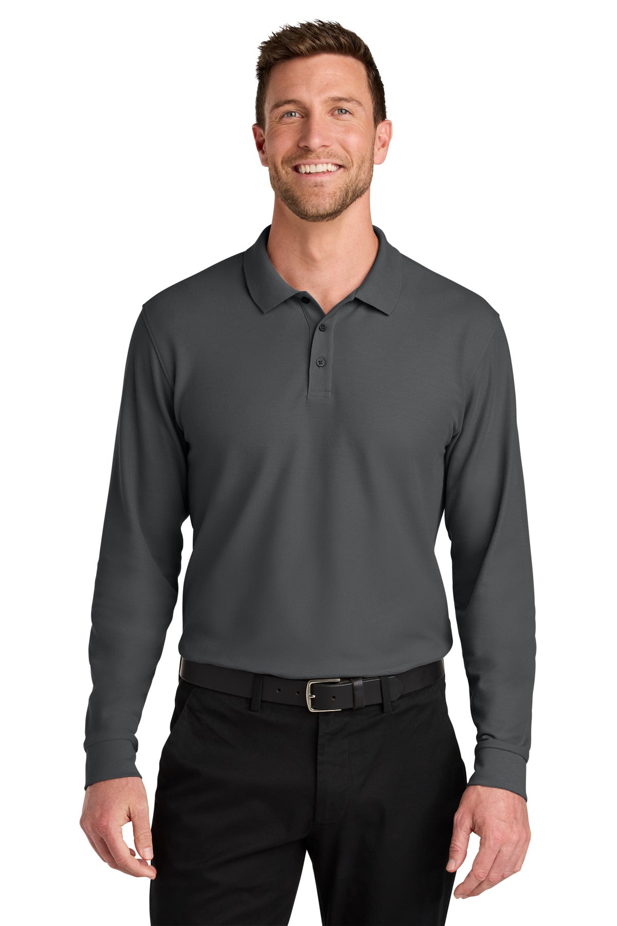 Wearever Signature Pique Long Sleeve Polo - 5 oz | Port Authority K200LS