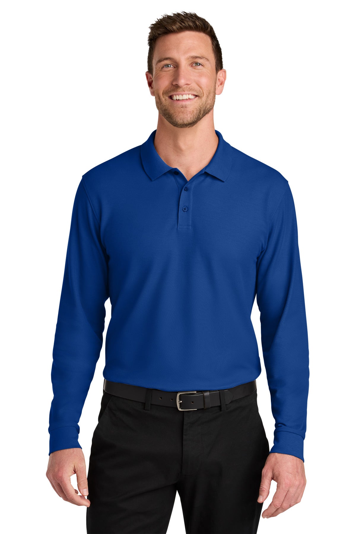 Wearever Signature Pique Long Sleeve Polo - 5 oz | Port Authority K200LS