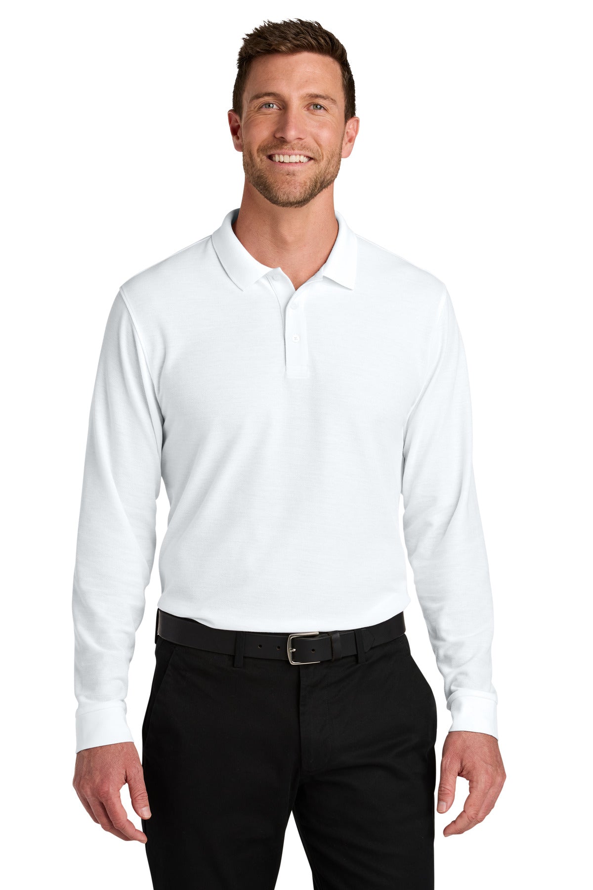 Wearever Signature Pique Long Sleeve Polo - 5 oz | Port Authority K200LS