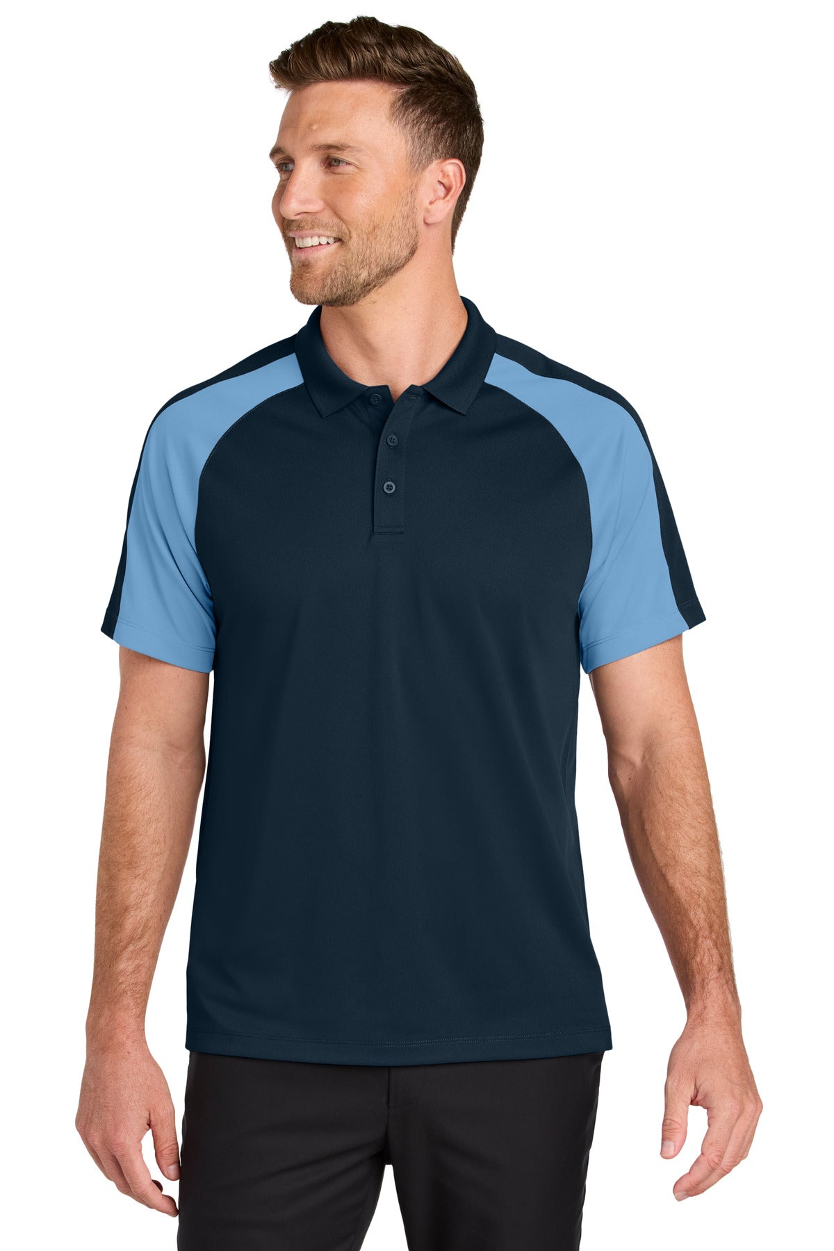 Port Authority K247 Wearever Performance Pique Colorblock Polo