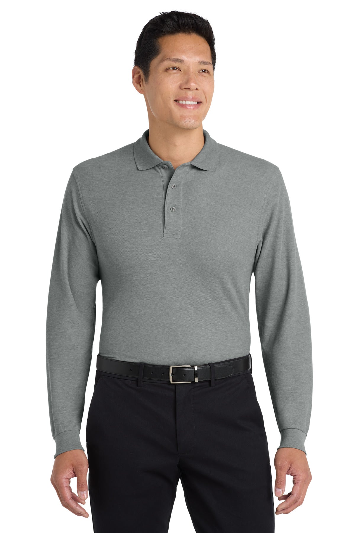 Port Authority K500LS Silk Touch Long Sleeve Polo