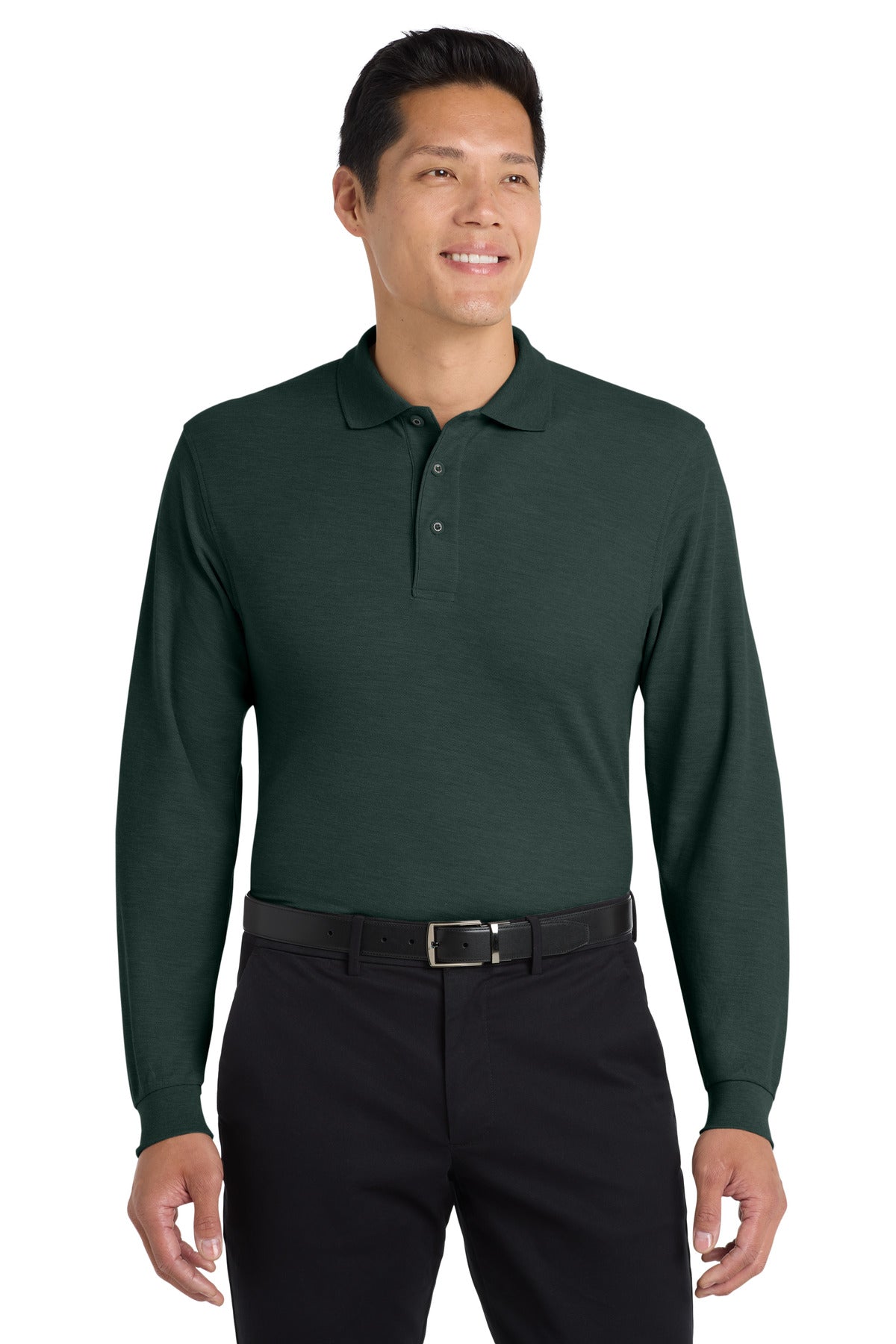 Port Authority K500LS Silk Touch Long Sleeve Polo
