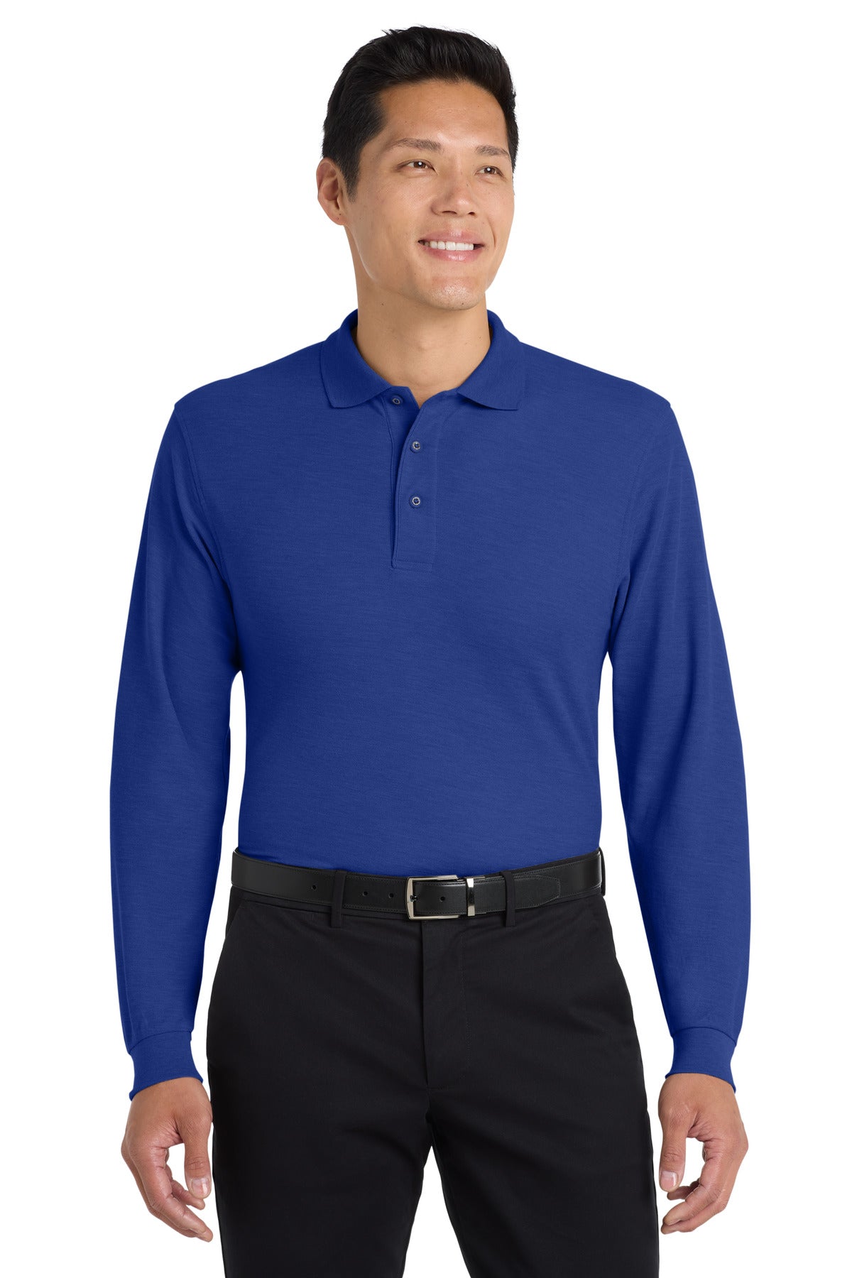 Port Authority K500LS Silk Touch Long Sleeve Polo