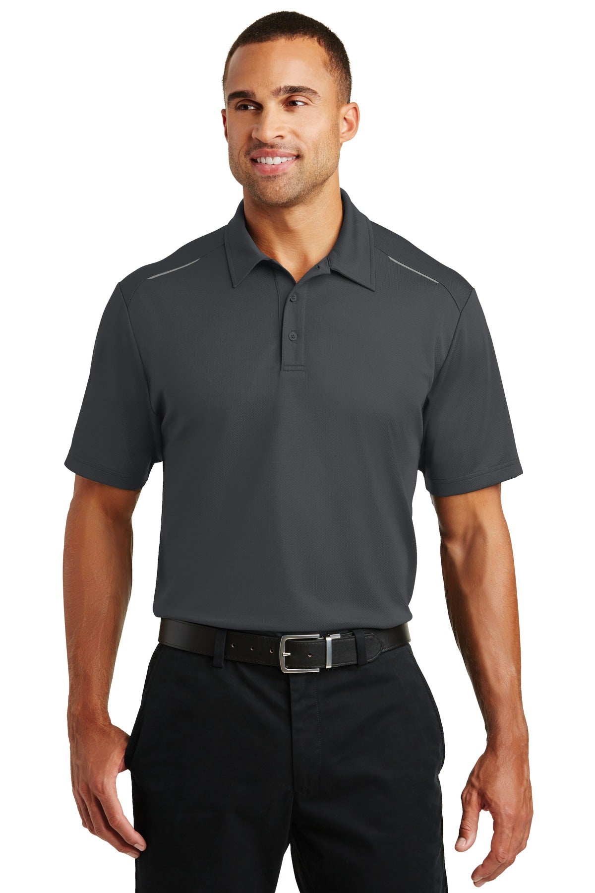 Port Authority K580 Pinpoint Mesh Polo