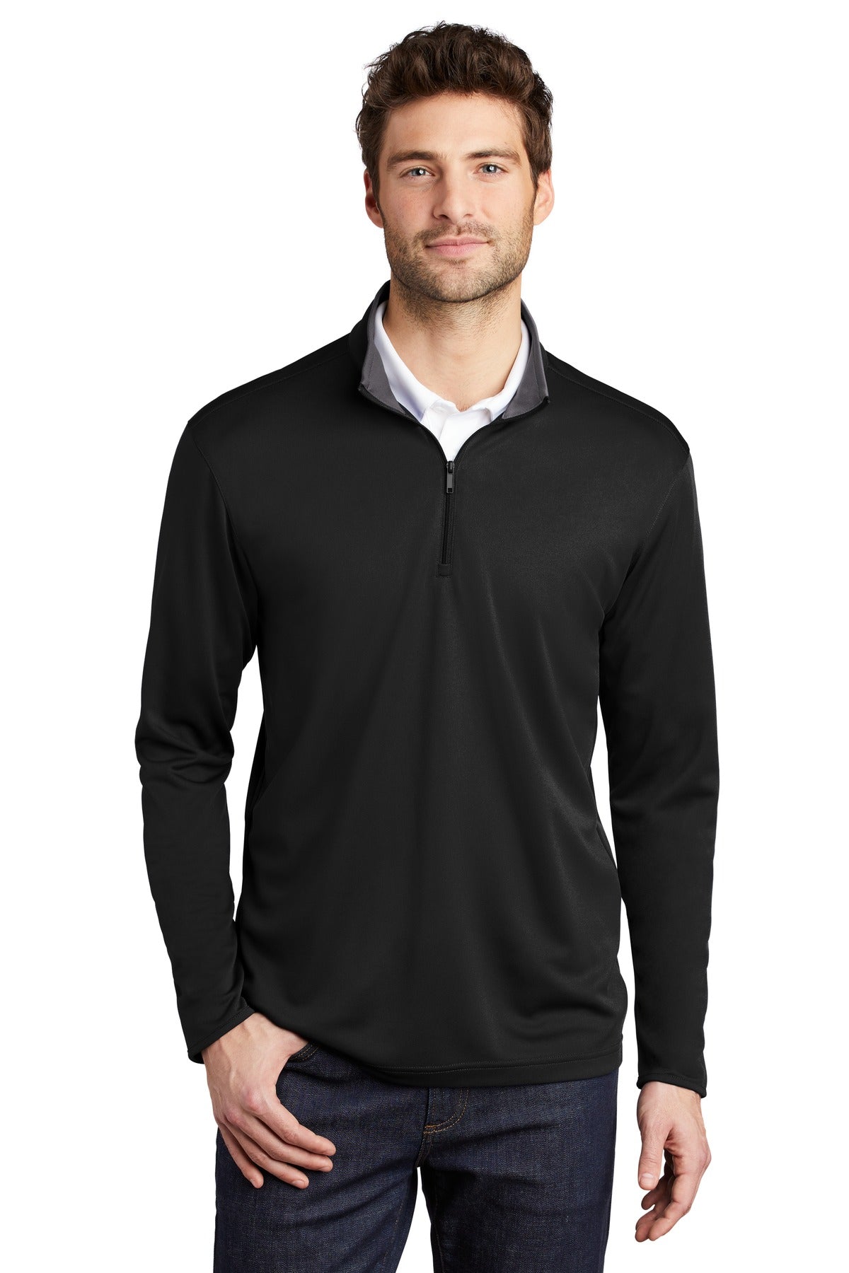 Port Authority K584 Silk Touch Performance 1/4-Zip