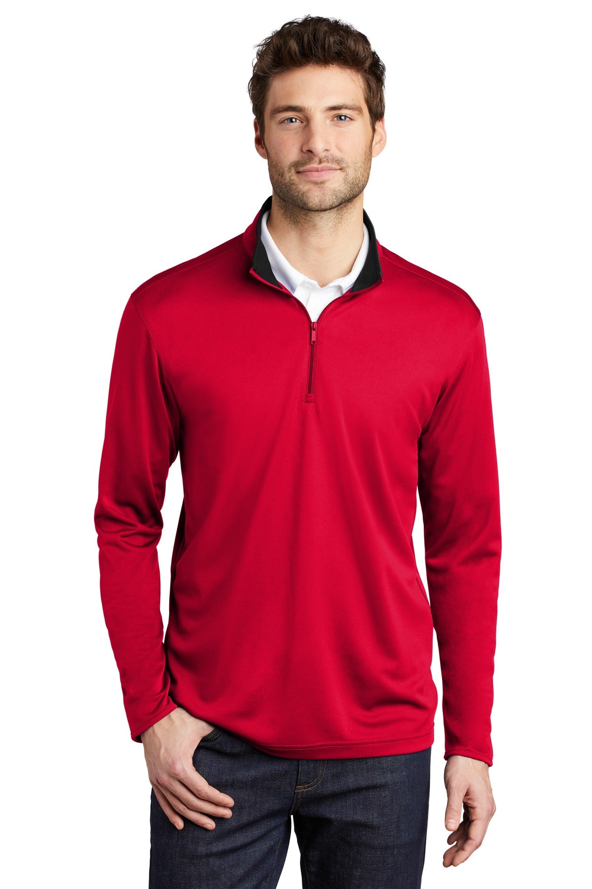Port Authority K584 Silk Touch Performance 1/4-Zip