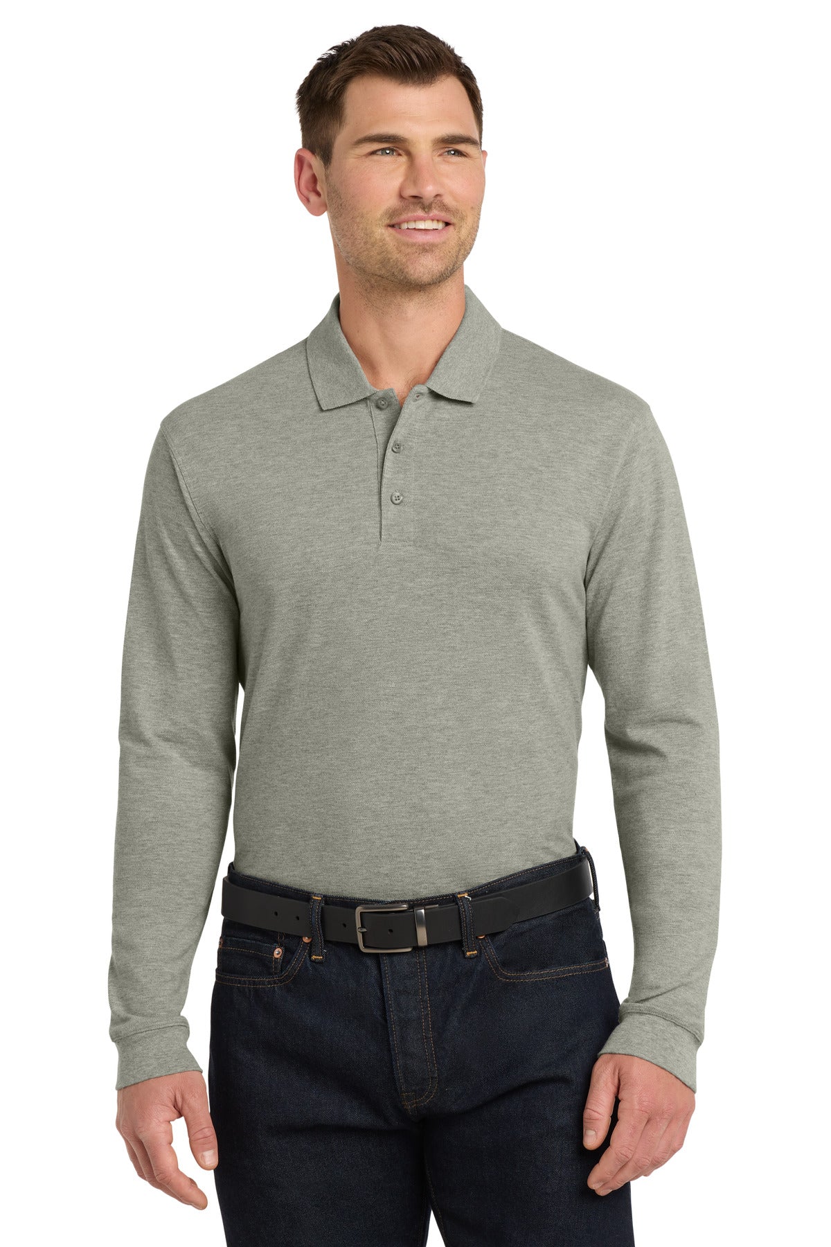 Port Authority K8000LS EZCotton Long Sleeve Polo