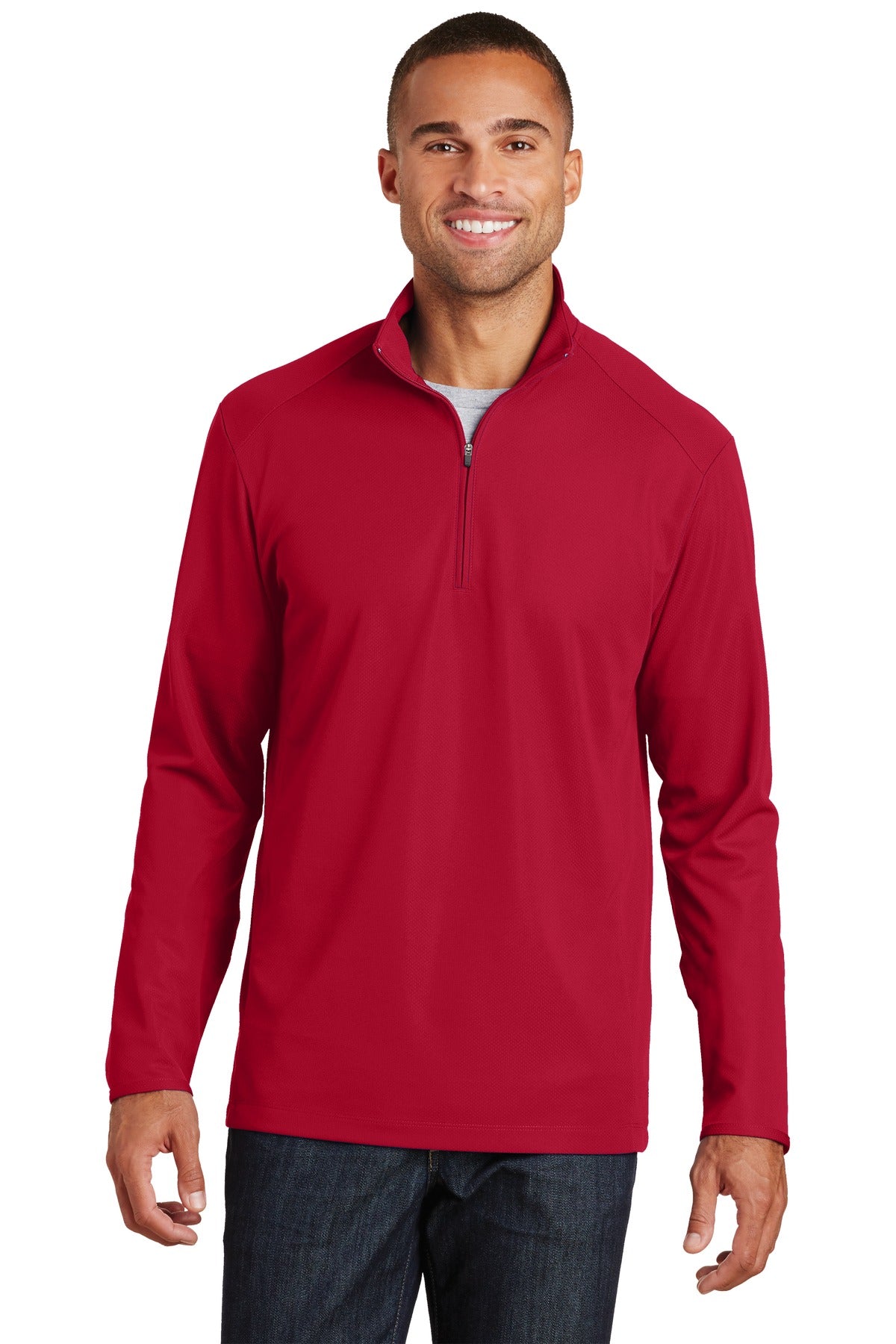 Port Authority K806 Pinpoint Mesh 1/2-Zip