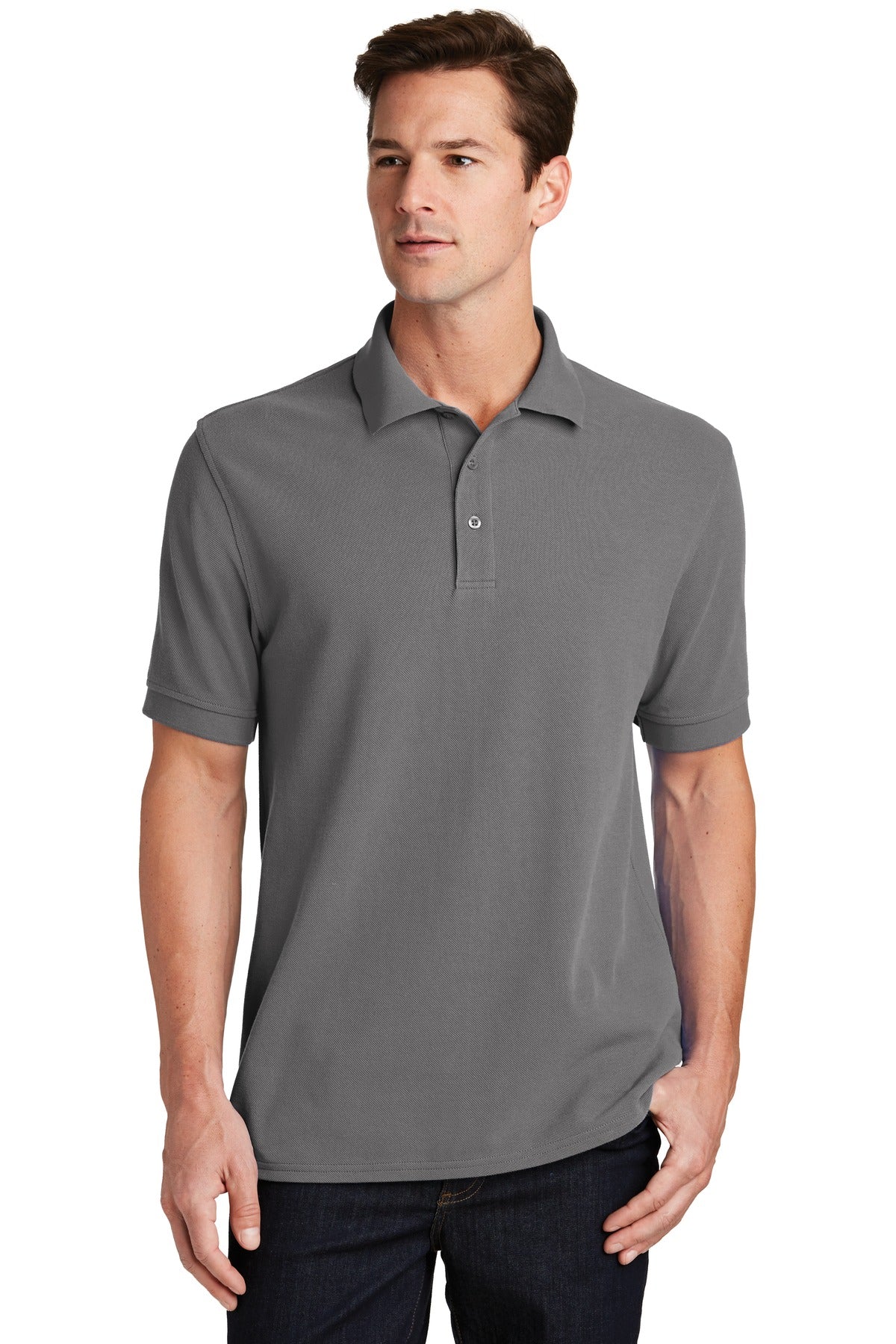 Port & Co KP1500 Combed Ring Spun Pique Polo