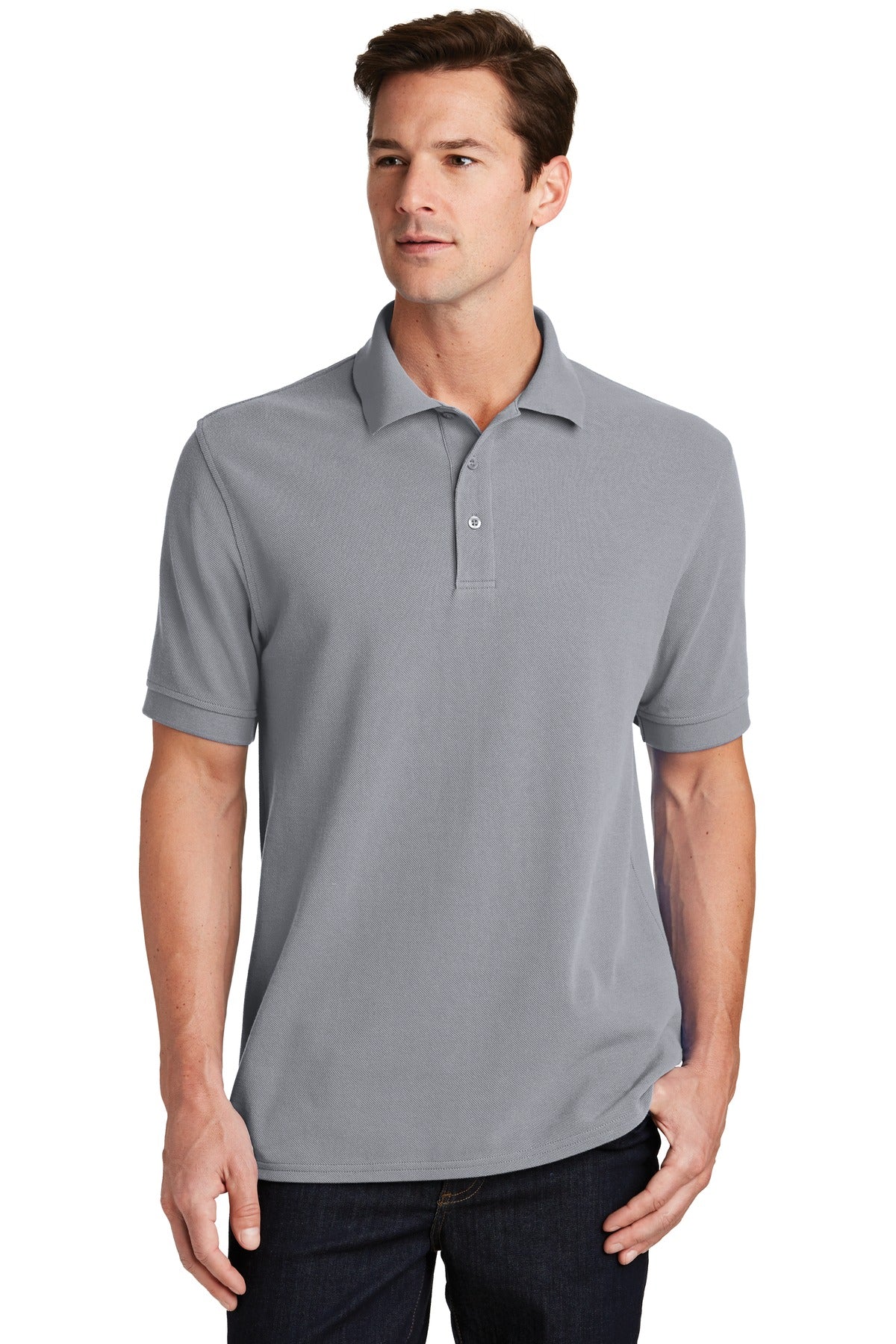 Port & Co KP1500 Combed Ring Spun Pique Polo