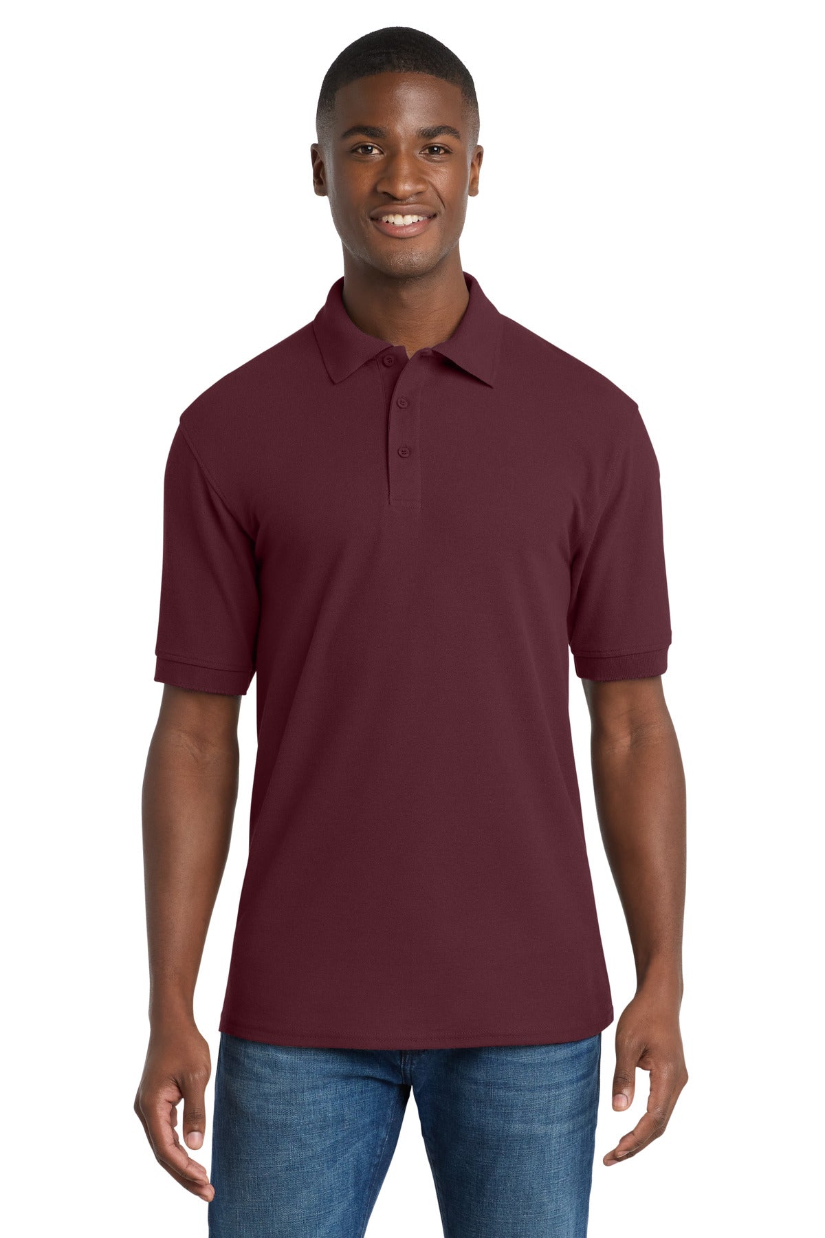 Port & Co KP155 Core Blend Pique Polo