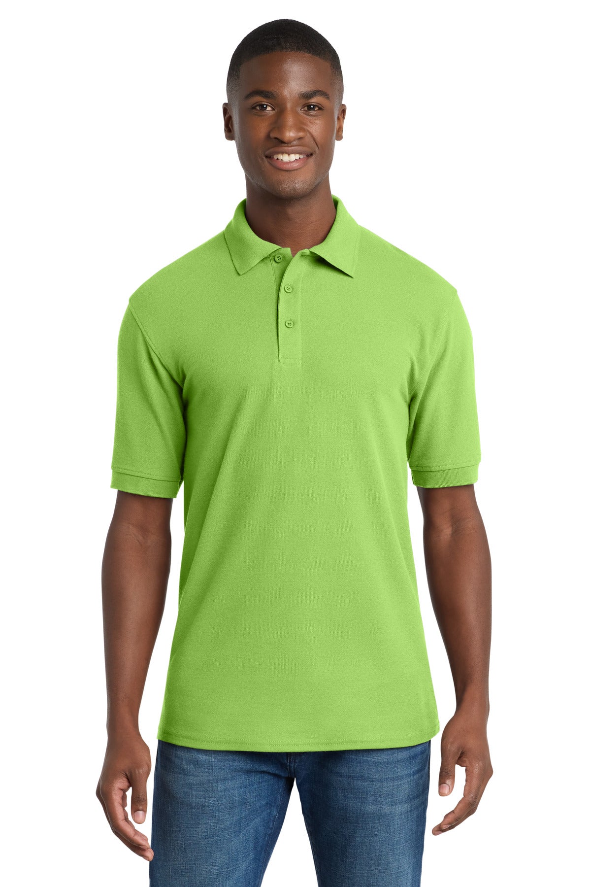 Port & Co KP155 Core Blend Pique Polo