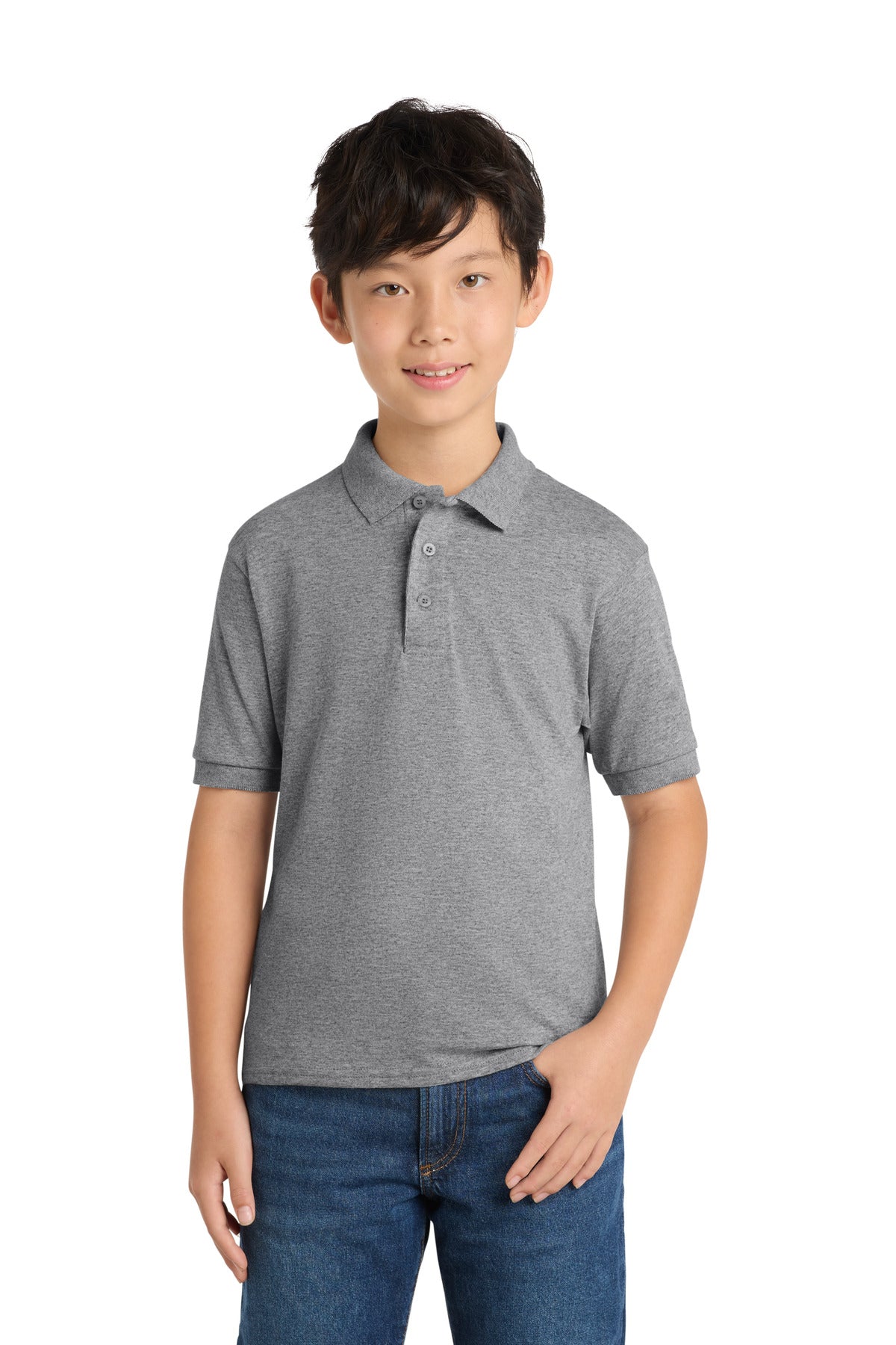 Youth Core Blend Jersey Knit Polo - 5.5 oz | Port & Co KP55Y