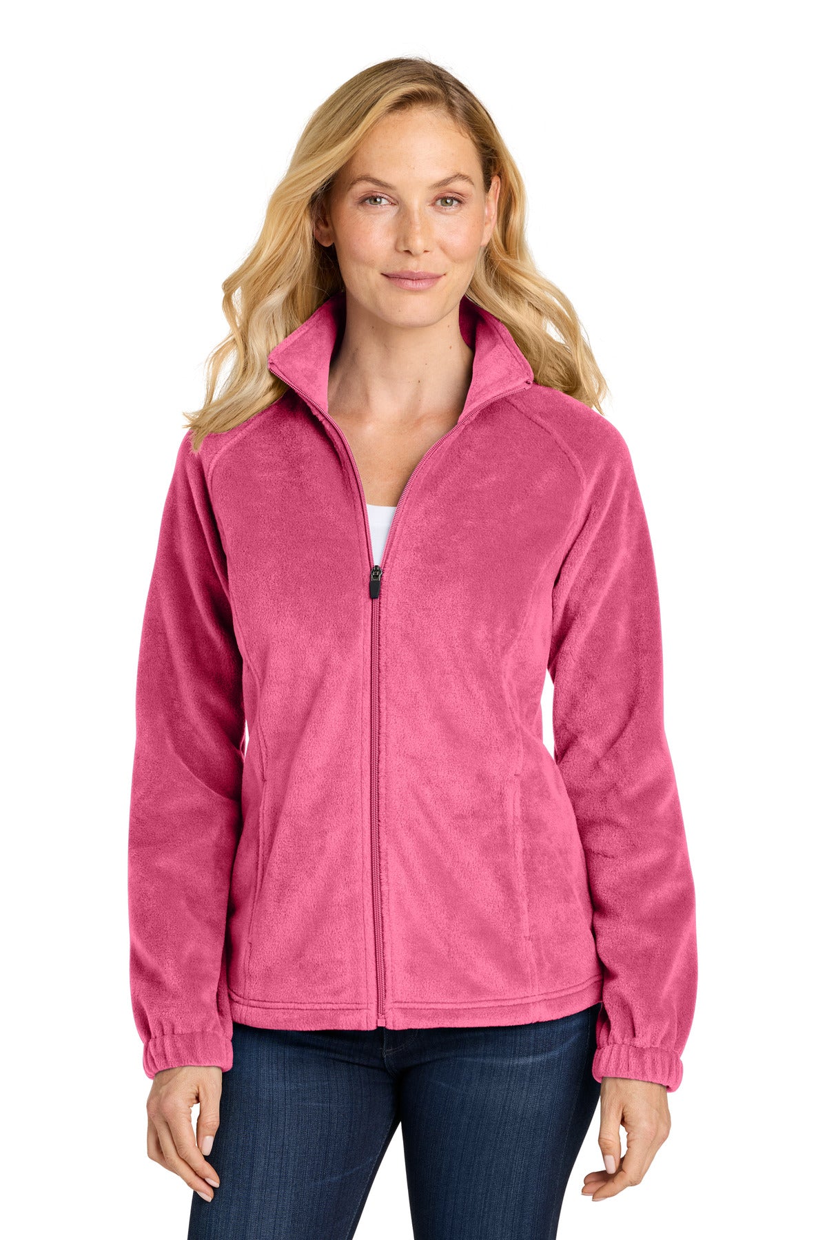 Women's Plush Fleece Full-Zip Jacket - 7.5 oz | Port Authority L190