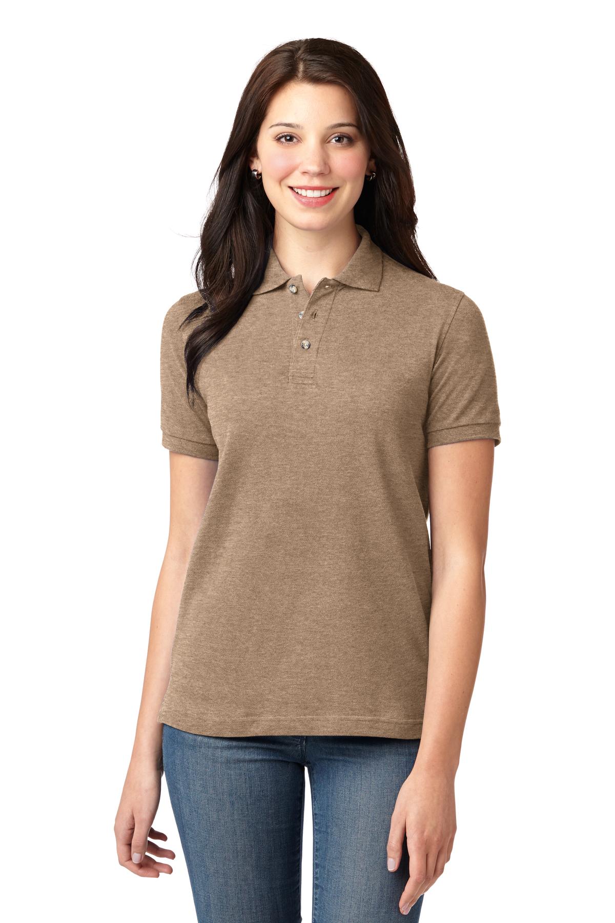 Port Authority L420 Women's Heavyweight Cotton Pique Polo