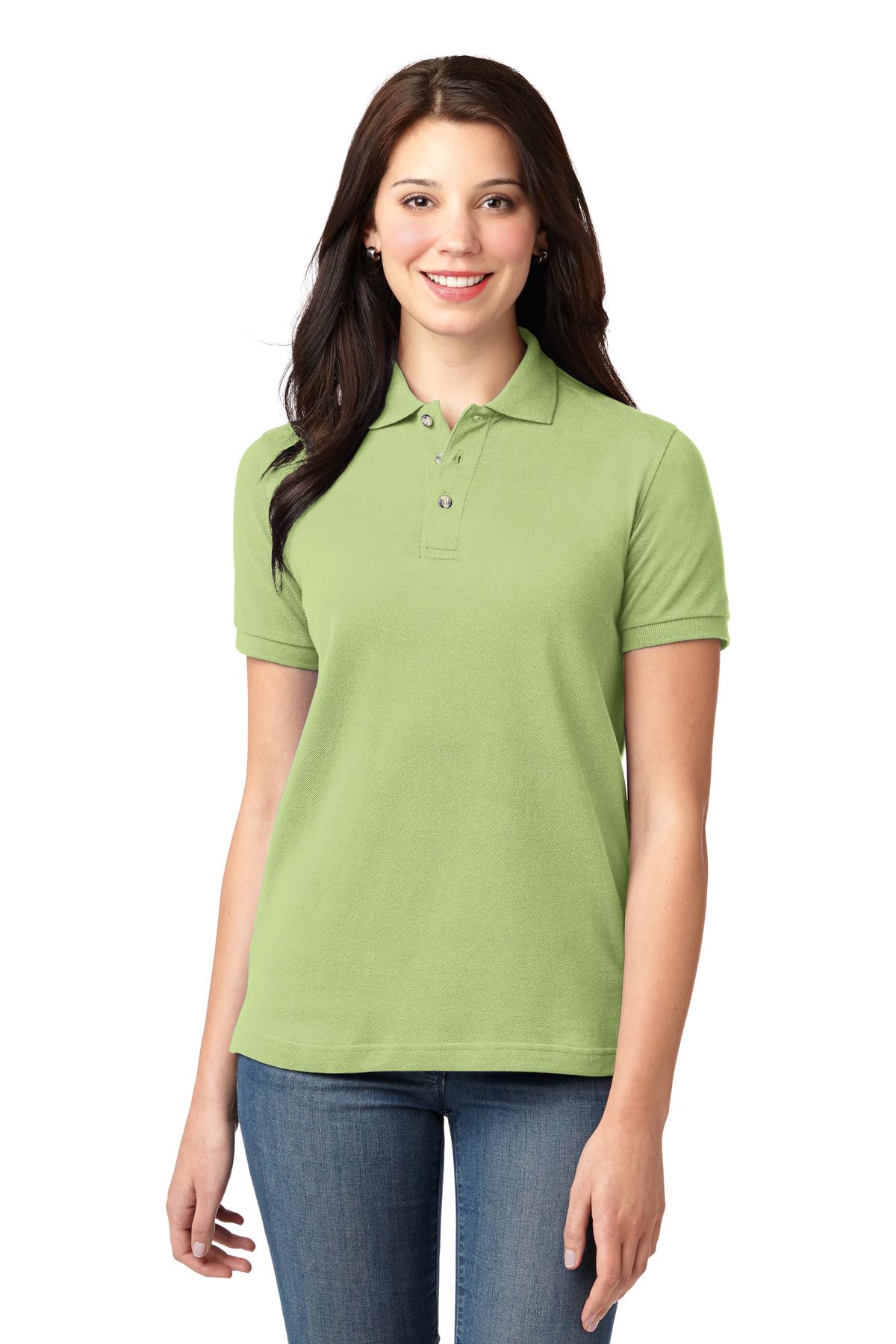 Port Authority L420 Women's Heavyweight Cotton Pique Polo