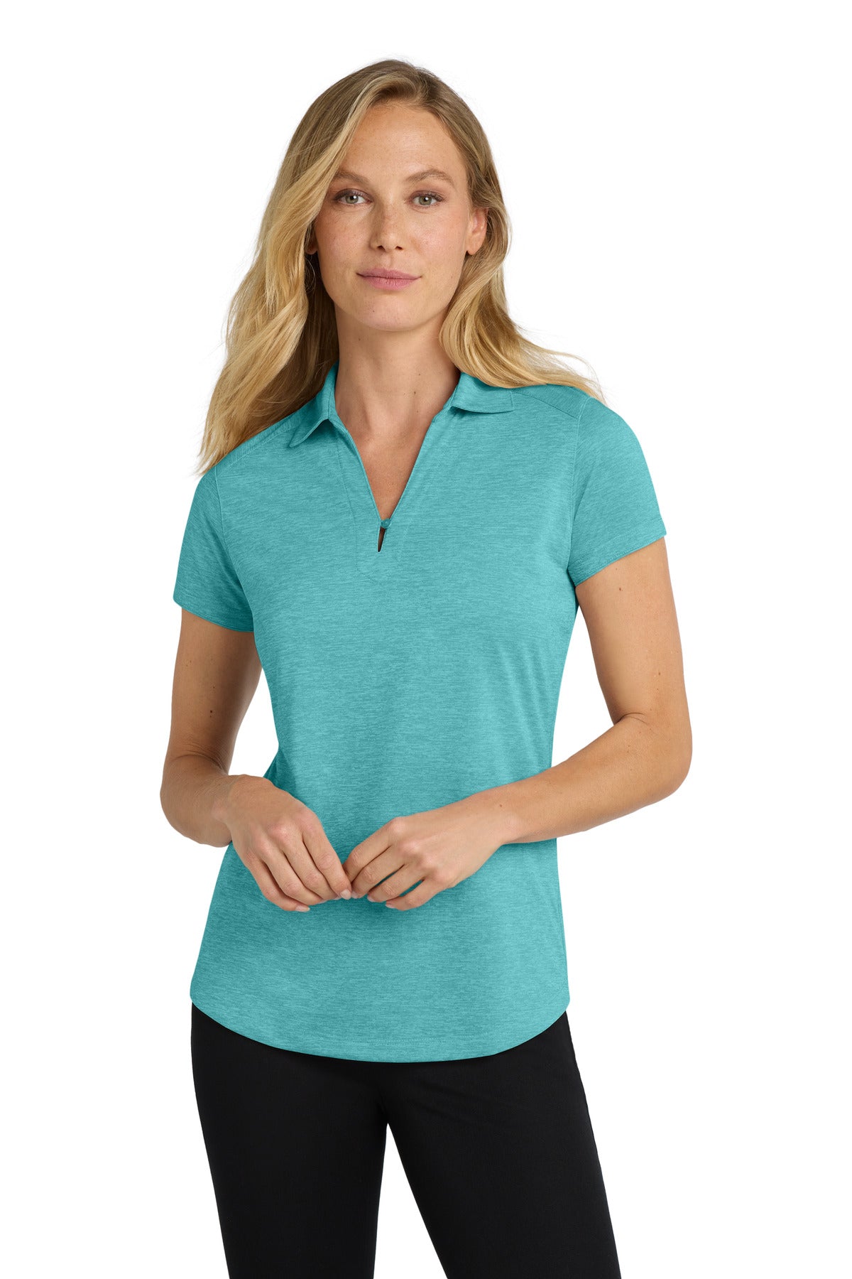 Port Authority L574 Women's Digi Heather Performance Polo