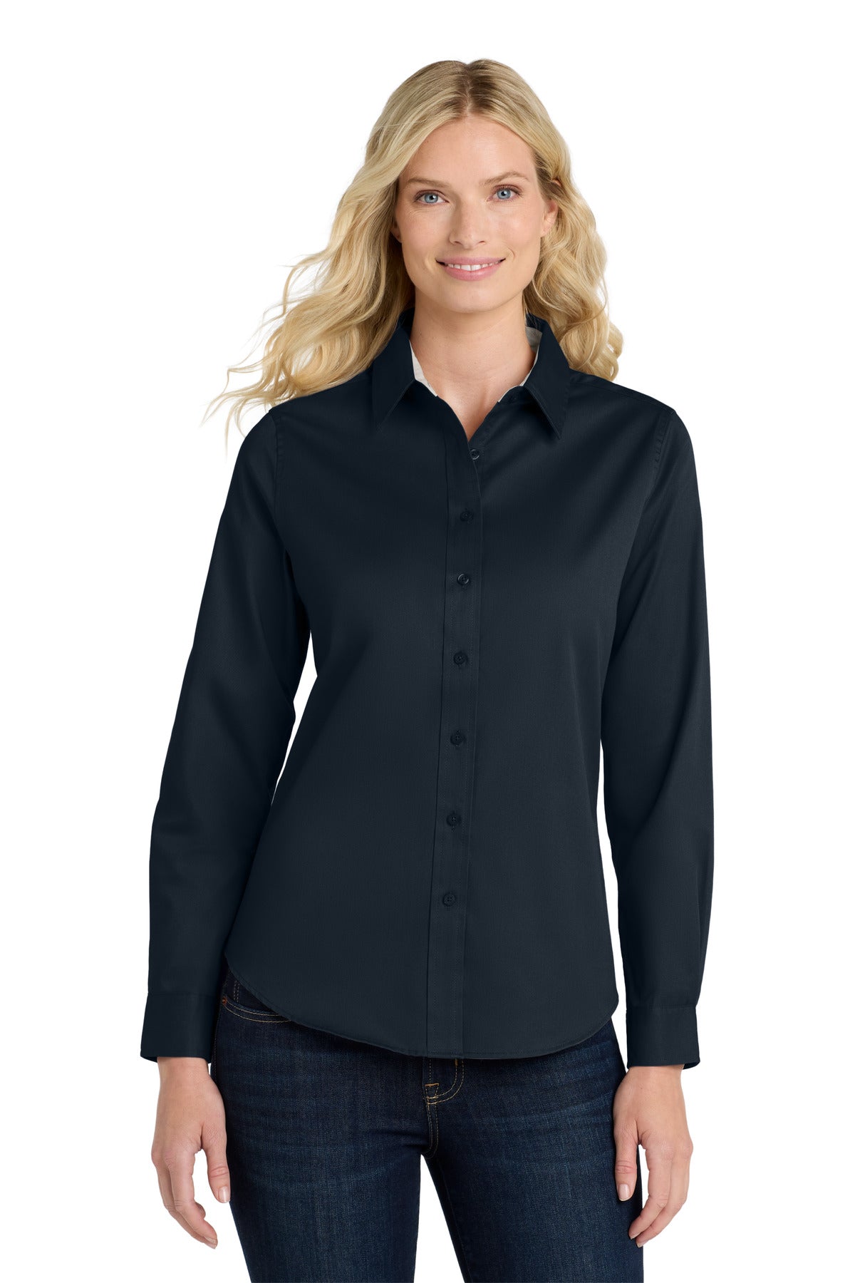 Port Authority L608 Women's Long Sleeve Easy Care Shirt