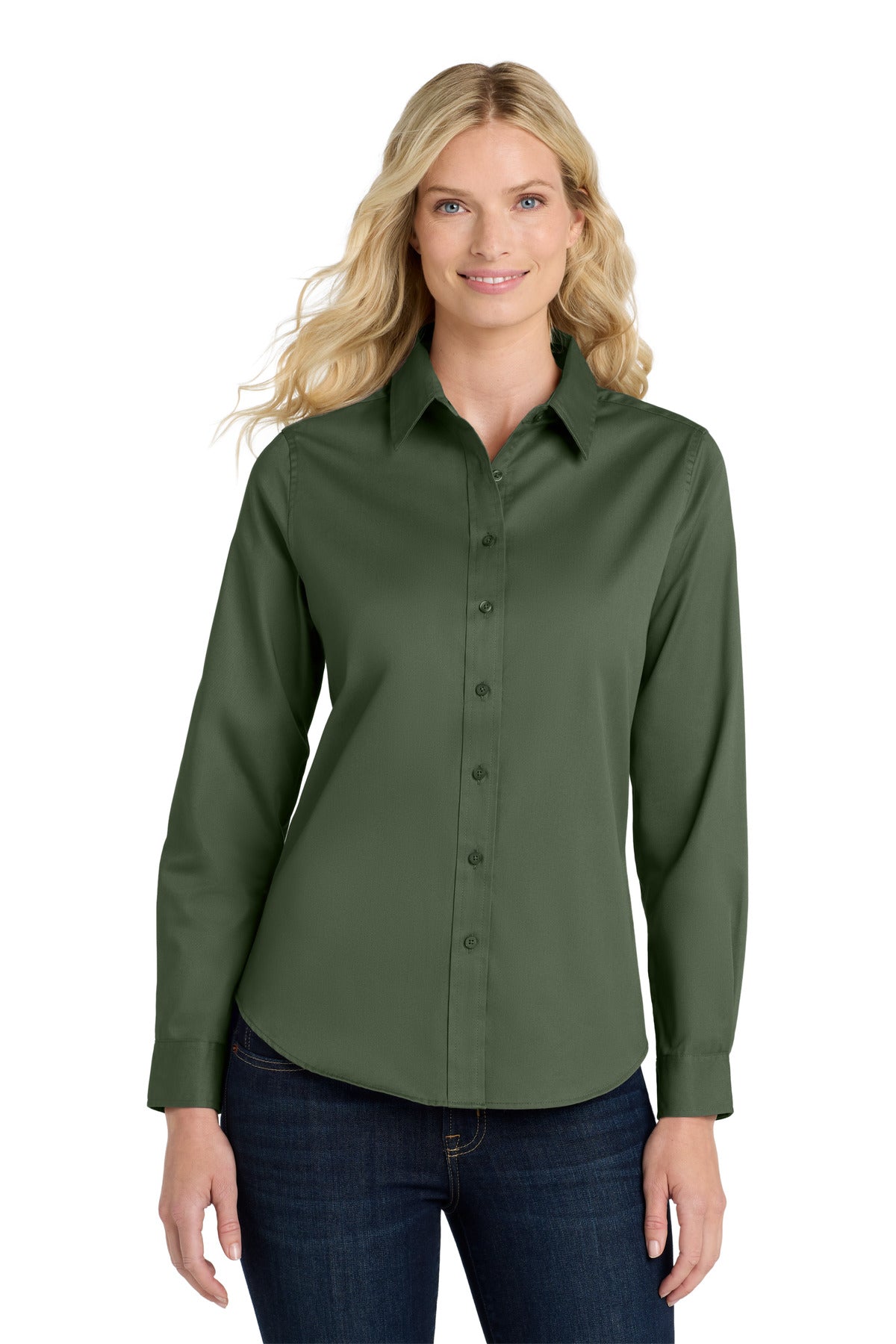 Port Authority L608 Women's Long Sleeve Easy Care Shirt