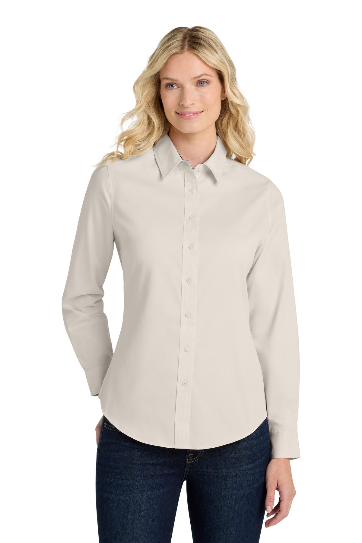 Port Authority L608 Women's Long Sleeve Easy Care Shirt