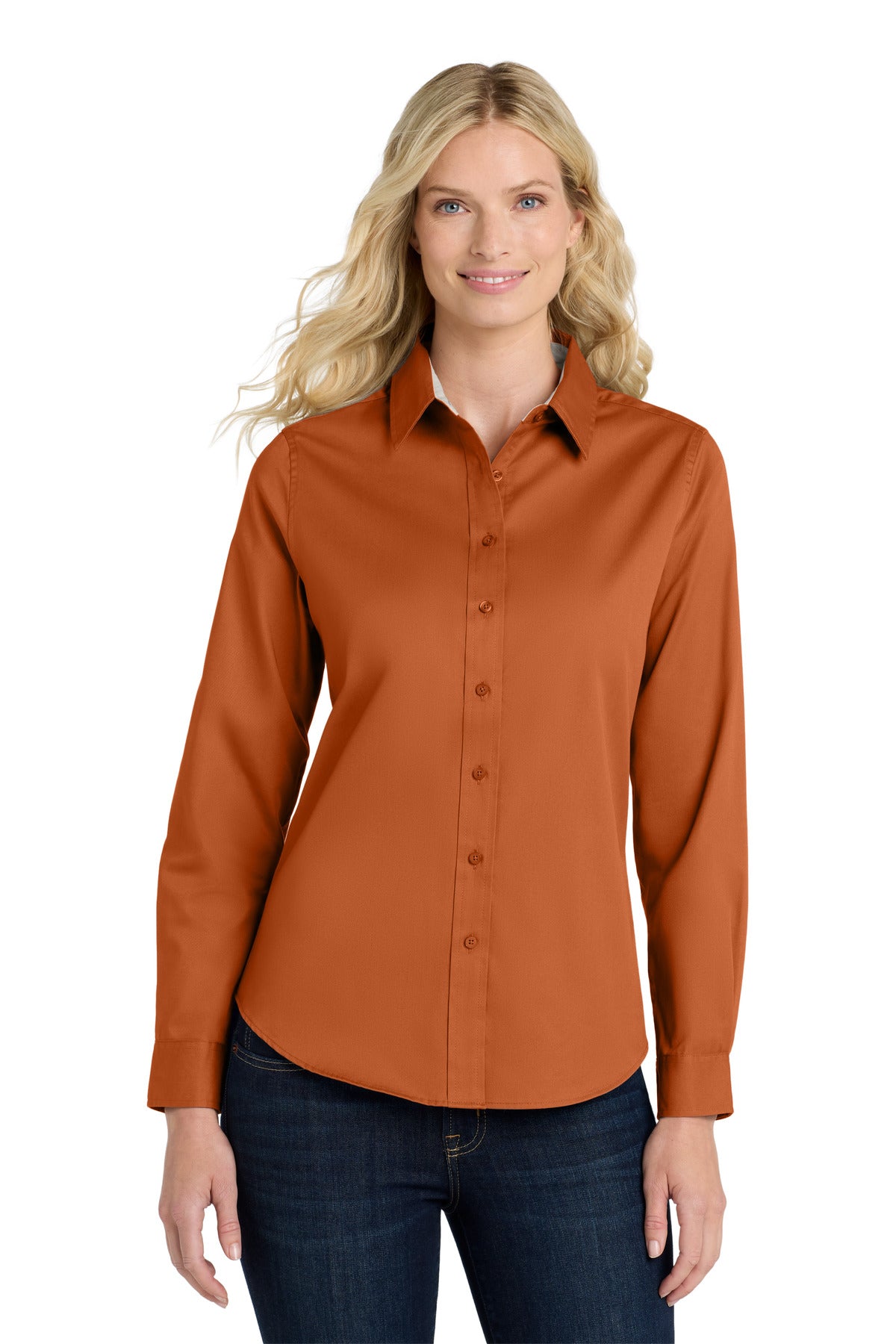 Port Authority L608 Women's Long Sleeve Easy Care Shirt