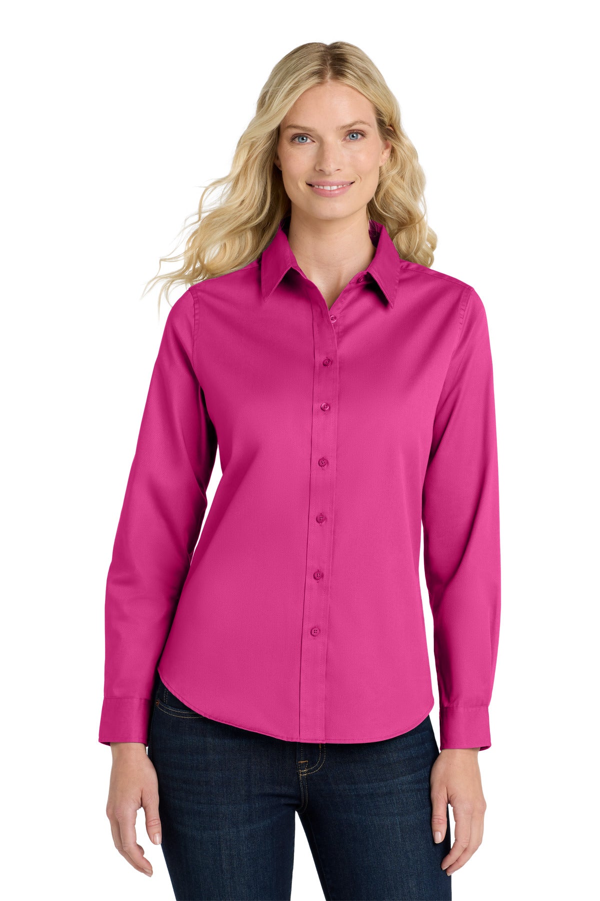 Port Authority L608 Women's Long Sleeve Easy Care Shirt