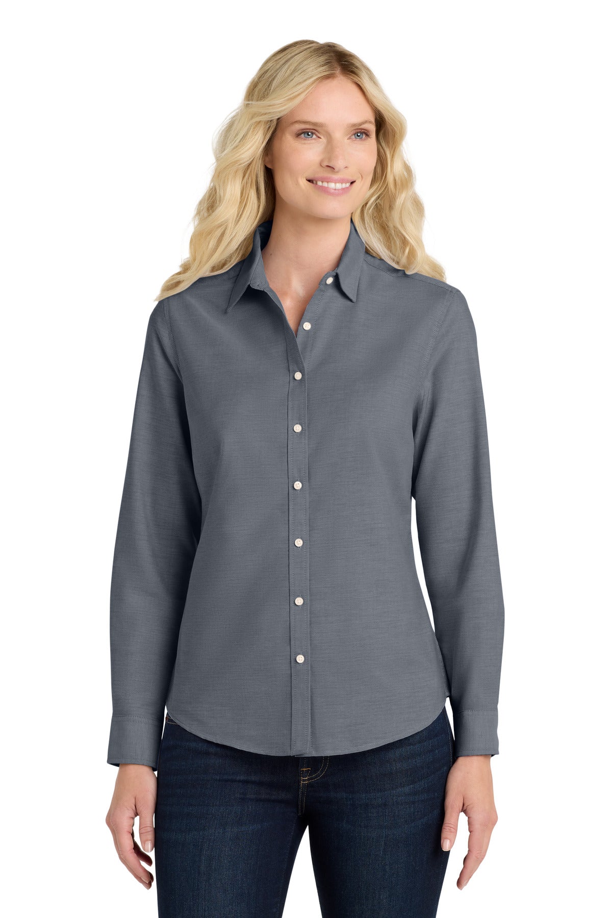 Port Authority L658 Women's SuperPro Oxford Shirt