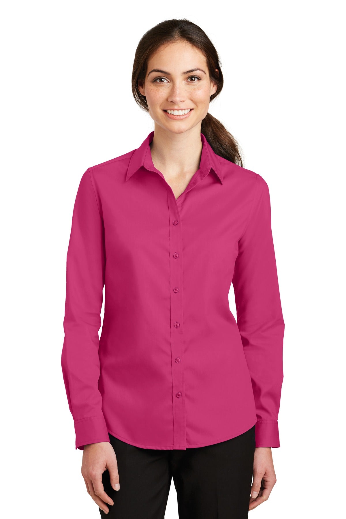 Port Authority L663 Women's SuperPro Twill Shirt
