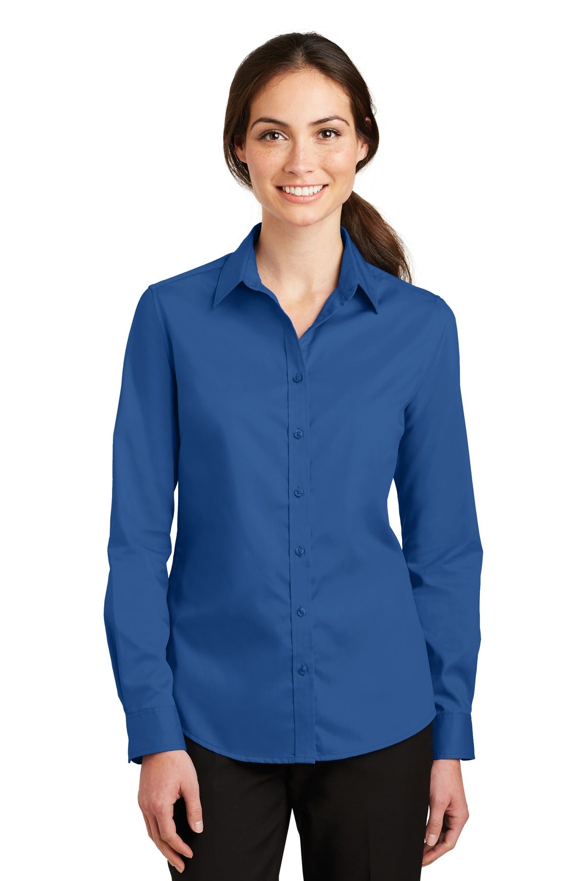 Port Authority L663 Women's SuperPro Twill Shirt